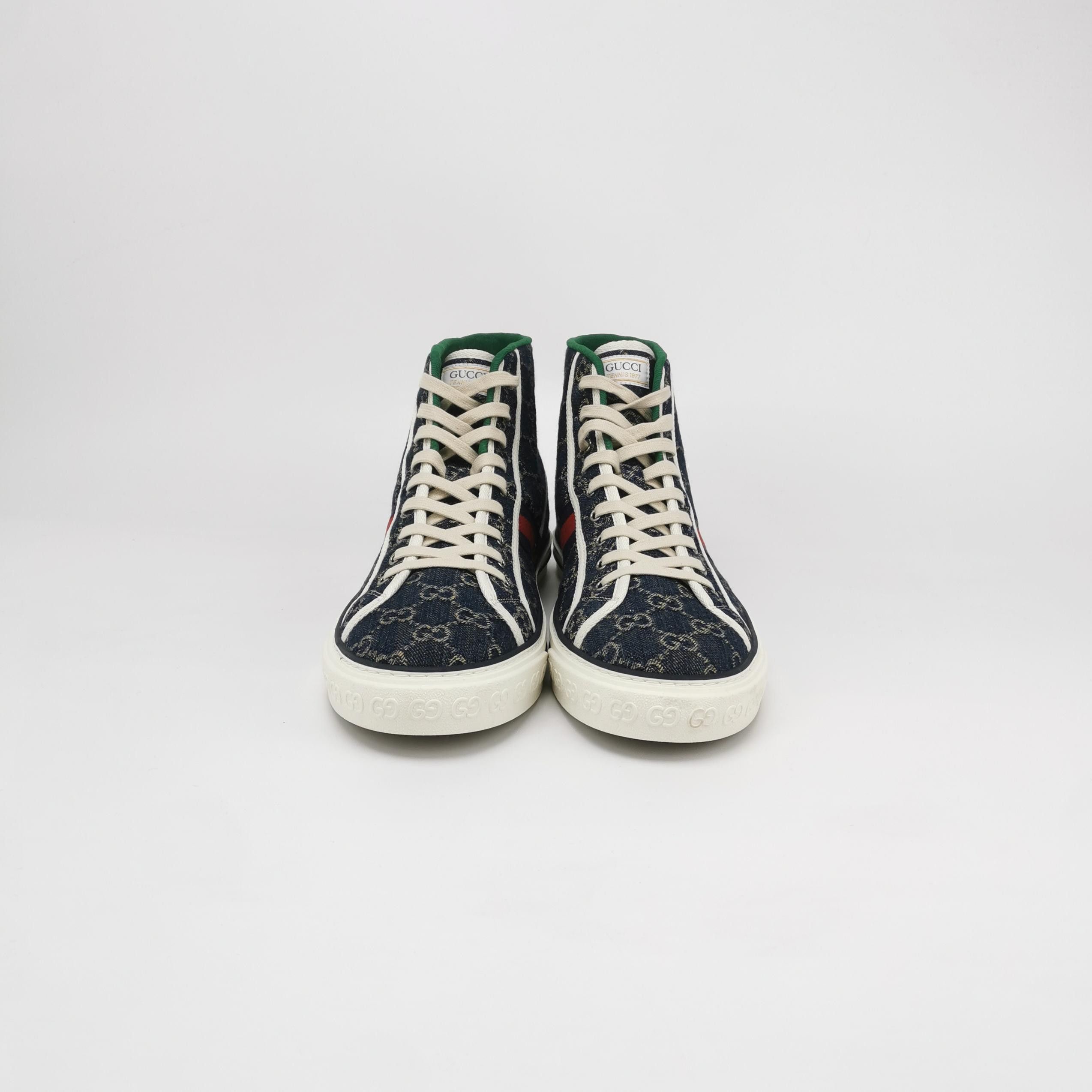 Gucci Gucci GG Monogram Tennis 1977 Hi-Top Sneakers US 14 Size US 14 / EU 47 - 4 Thumbnail