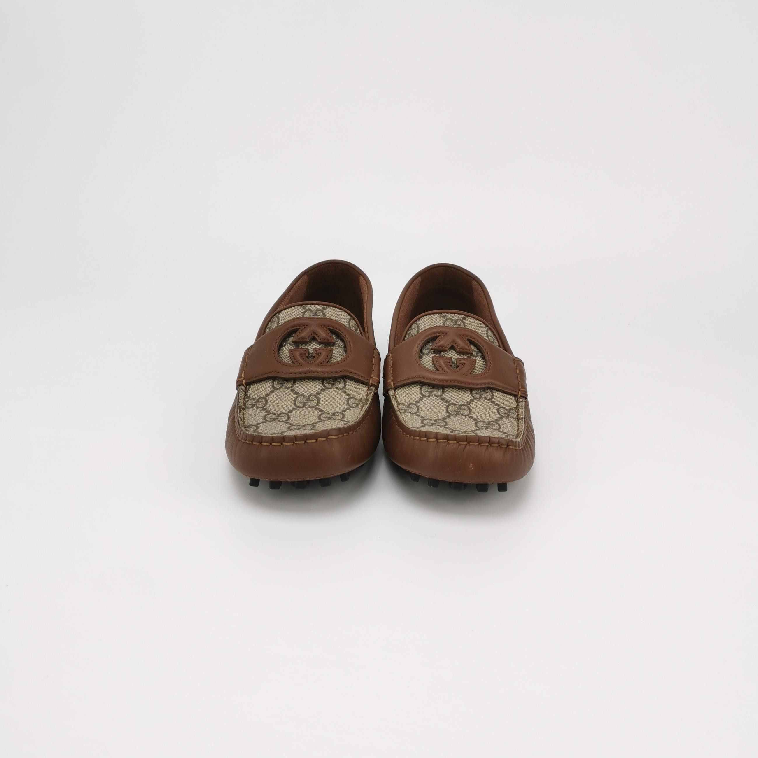 Gucci Gucci GG Supreme Interlocking G Driver Shoes 39 Size US 6 / EU 39 - 4 Thumbnail