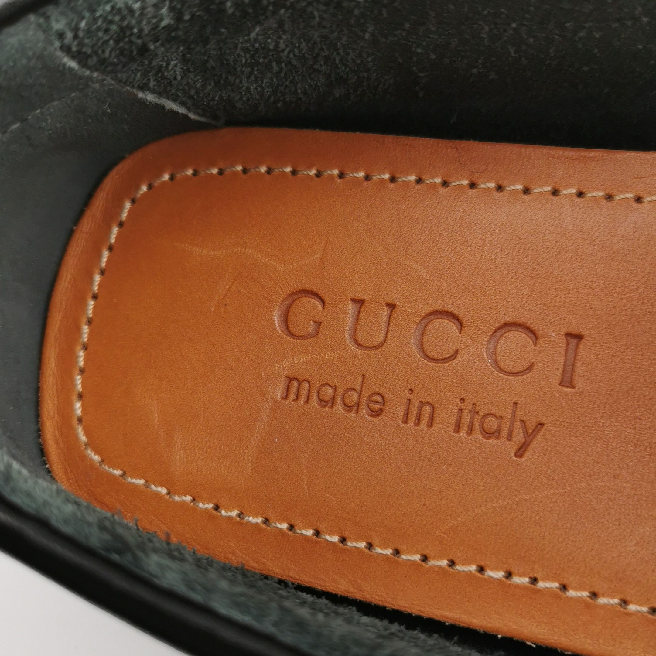Gucci Gucci Web Horsebit Leather Loafers 39.5 Size US 6 / EU 39 - 9 Thumbnail