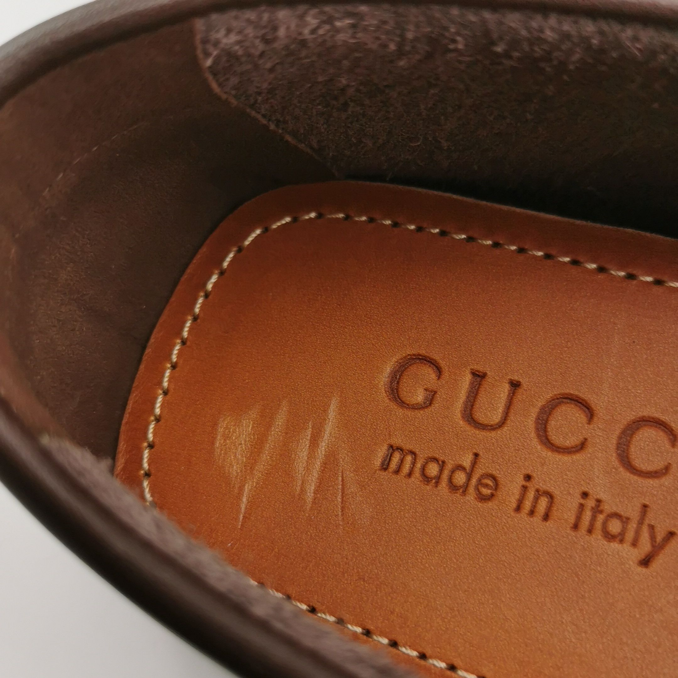 Gucci Gucci Web Stripe Horsebit Driving Shoes 7.5 Size US 7 / EU 40 - 9 Thumbnail