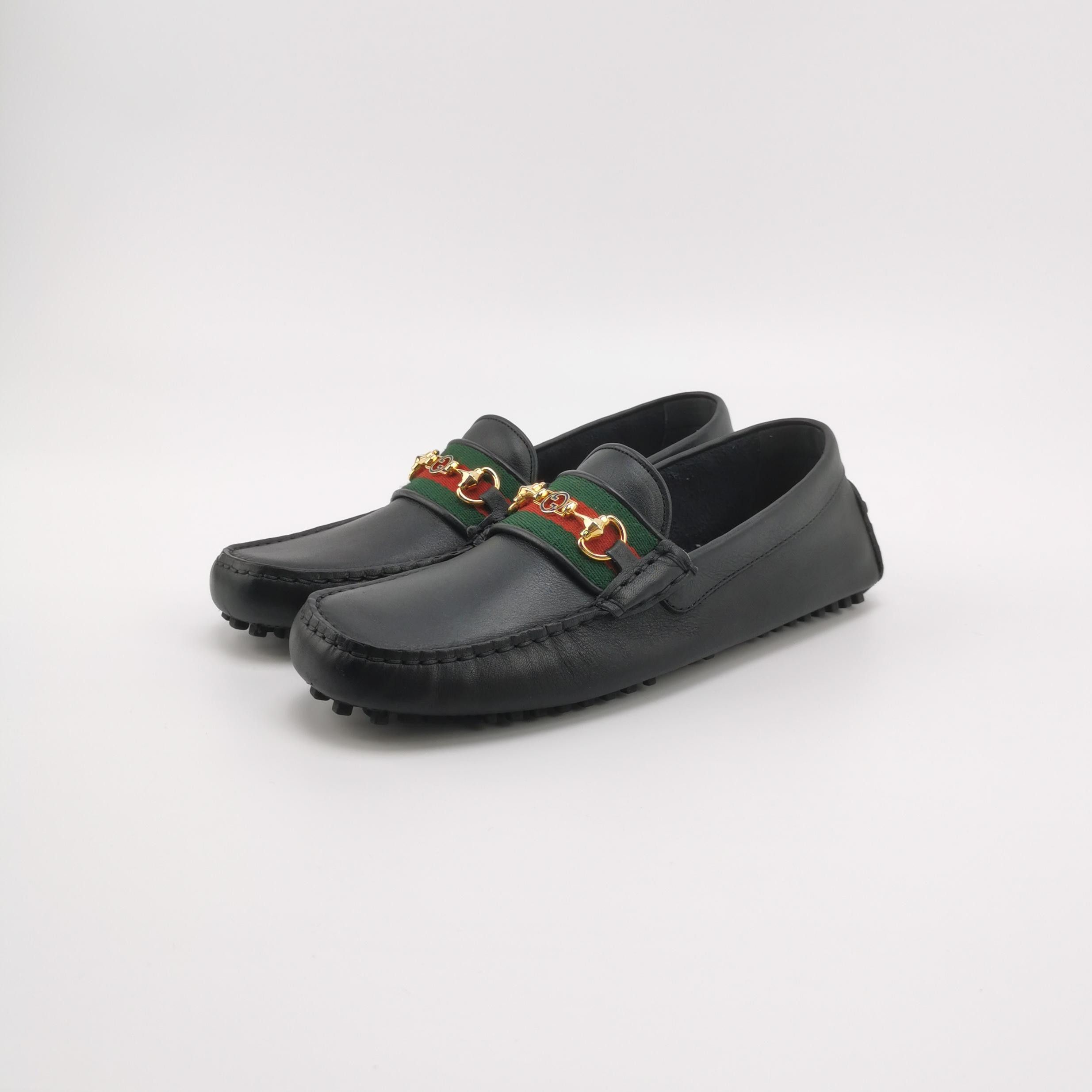 Gucci Gucci Web Interlocking G Loafers 38.5 Size US 8.5 / IT 38.5 - 3 Thumbnail