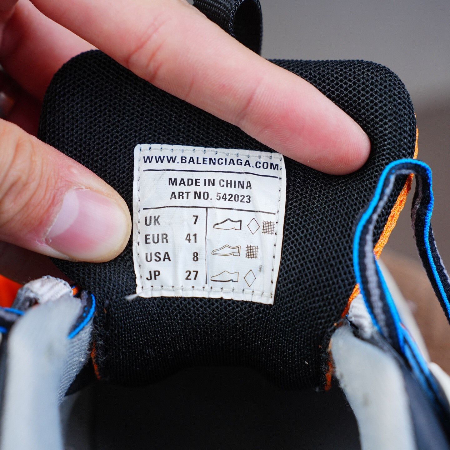 Balenciaga Balenciaga Blue Lowtop Sneakers 8 Men Size US 8 / EU 41 - 7 Thumbnail