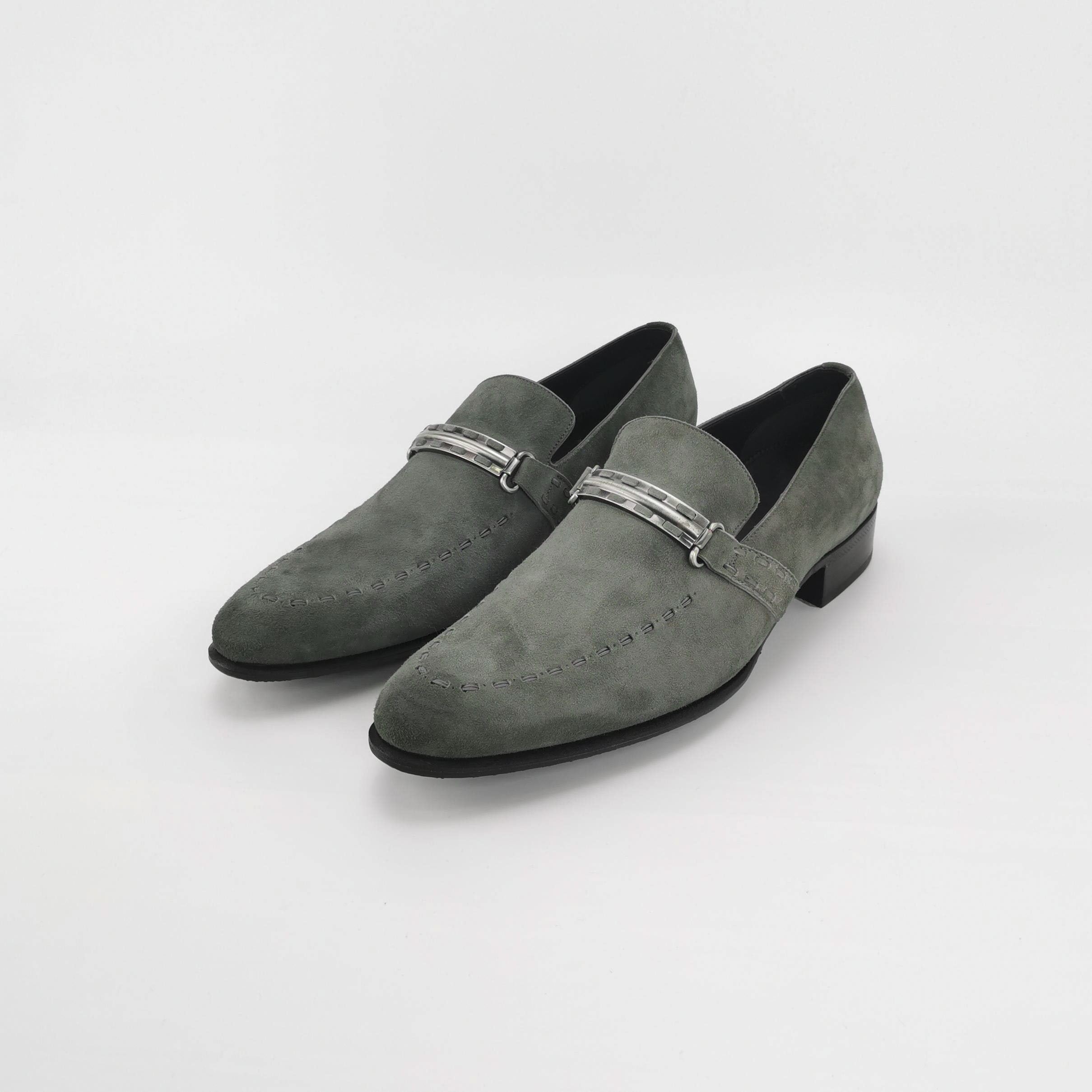 Sergio Rossi Sergio Rossi Suede Buckle Loafers EU 40 Size US 7 / EU 40 - 3 Thumbnail