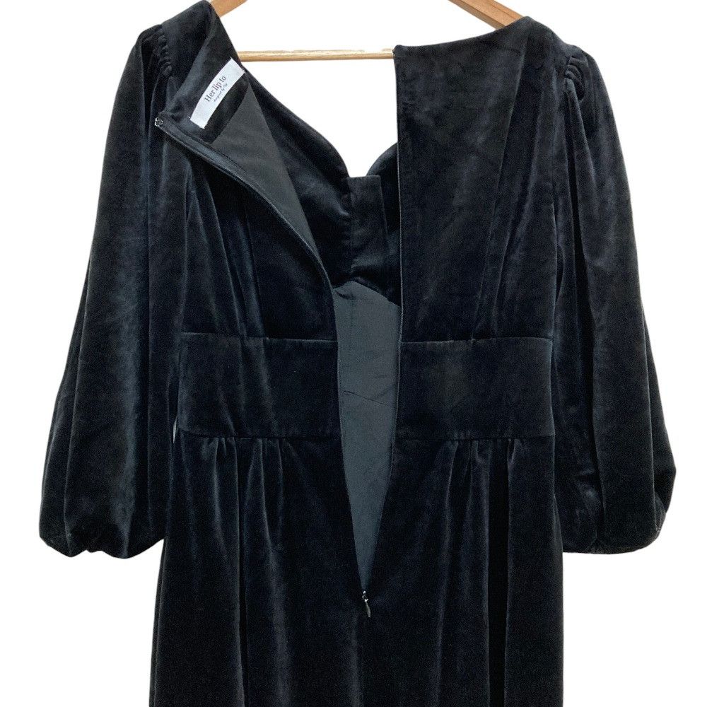Other Other Herlipto Velour Long Dress Textile Dresses DUTY FREE for USA Size ONE SIZE - 5 Thumbnail