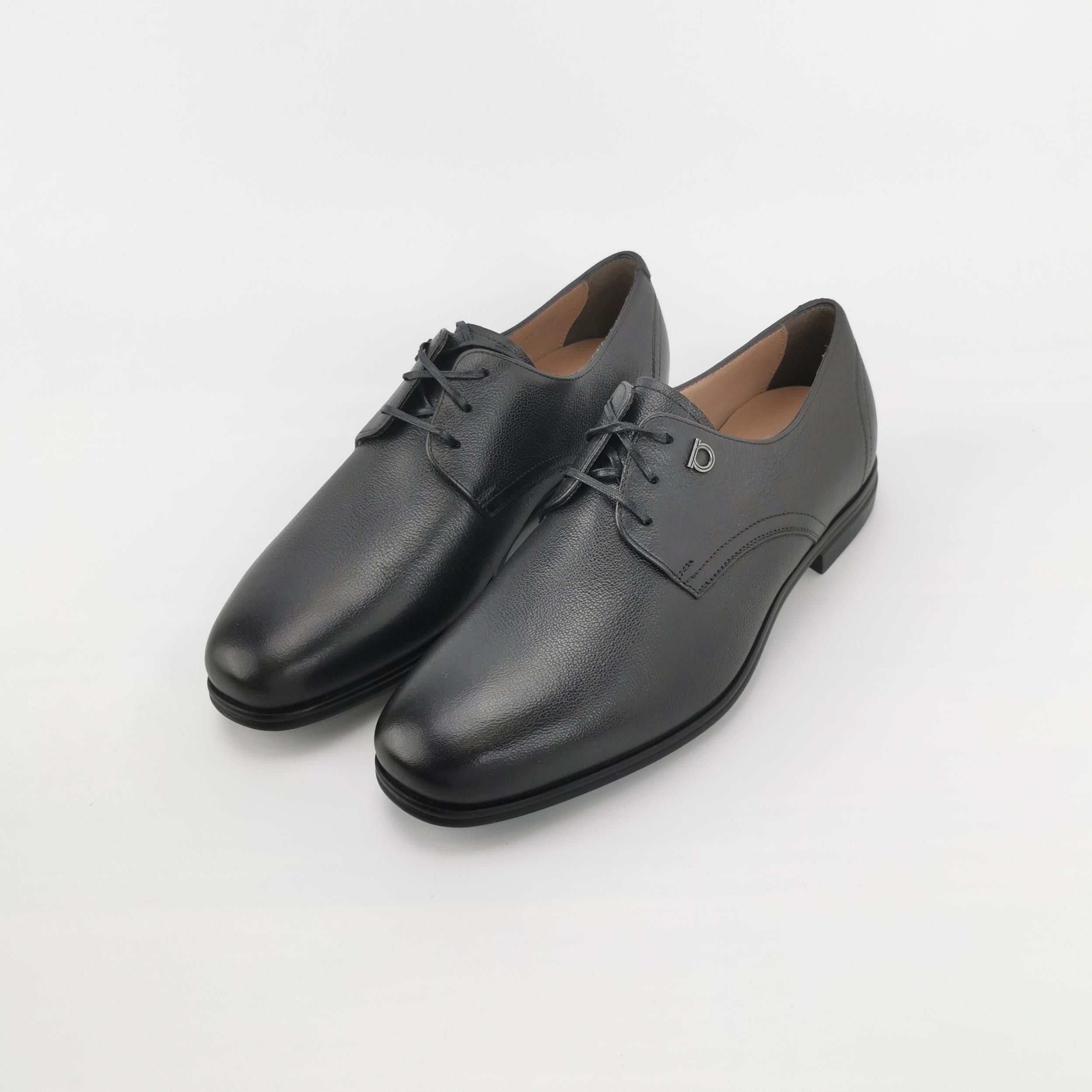 Salvatore Ferragamo Salvatore Ferragamo Leather Logo Derby Shoes 39.5 Size US 6 / EU 39 - 3 Thumbnail