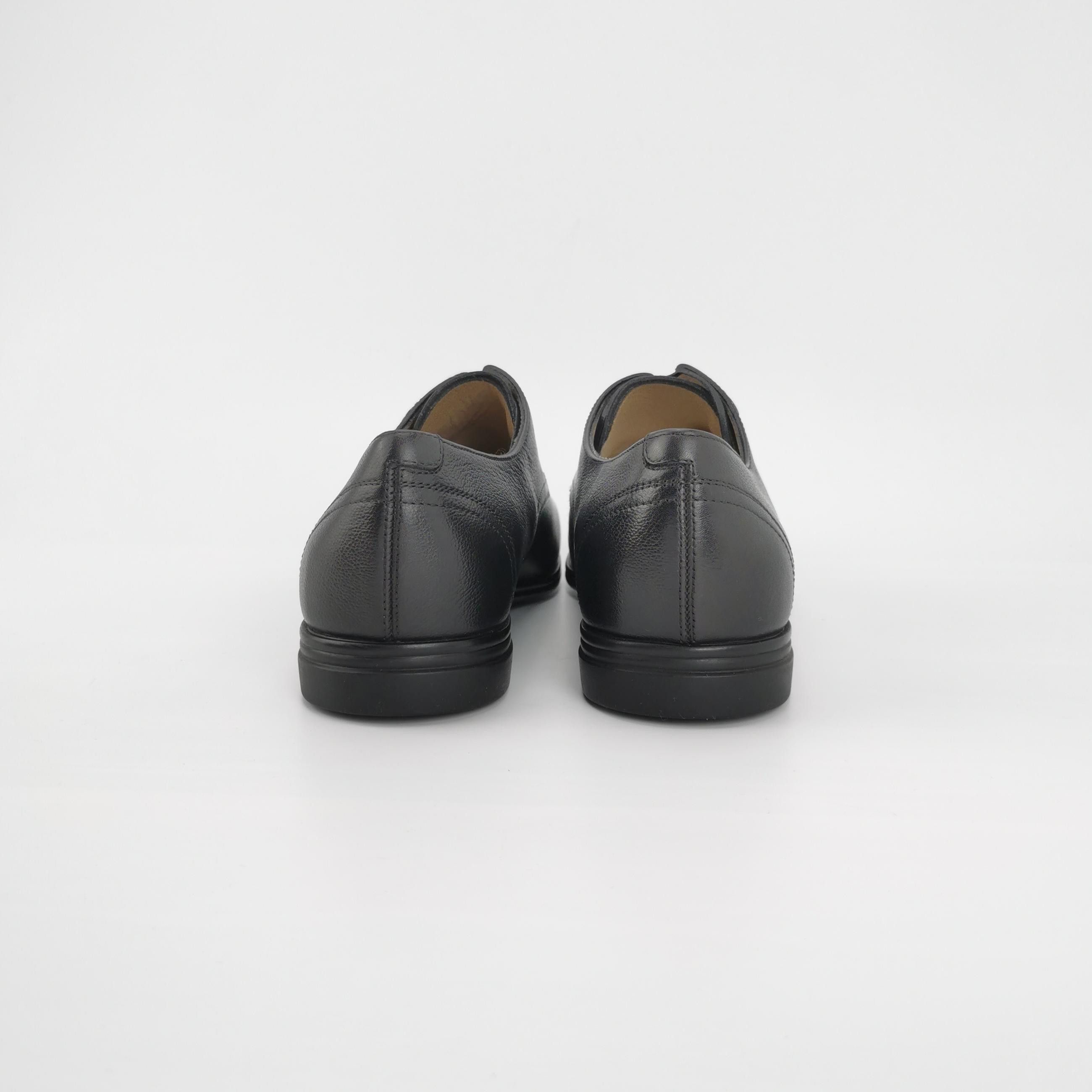 Salvatore Ferragamo Salvatore Ferragamo Leather Logo Derby Shoes 39.5 Size US 6 / EU 39 - 5 Thumbnail