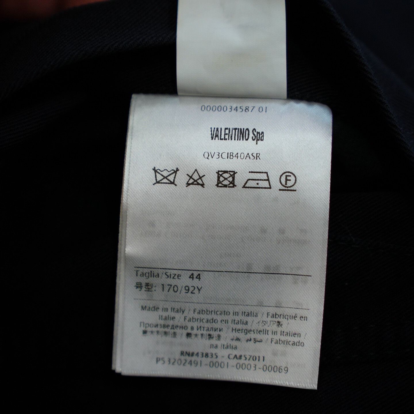 Valentino Valentino Black Light Jacket s Men Size US S / EU 44-46 / 1 - 6 Thumbnail
