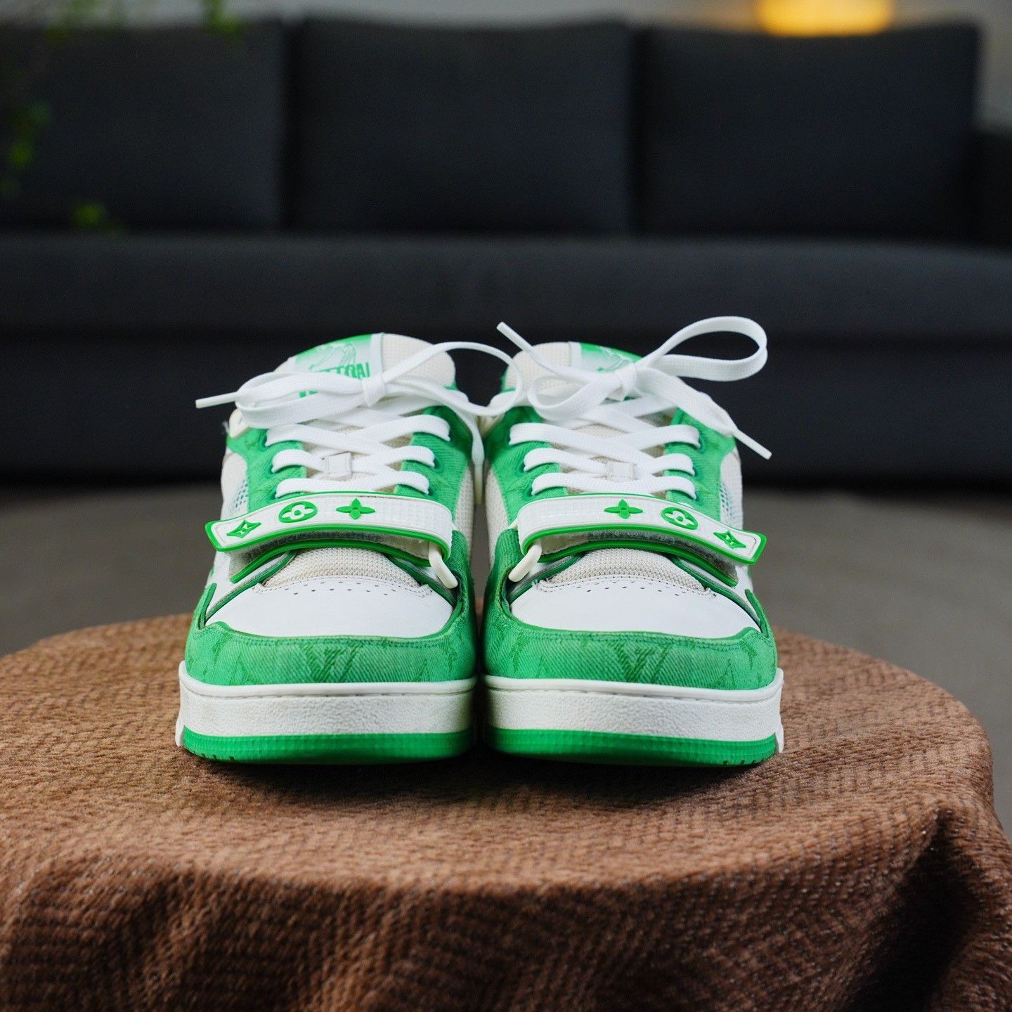 Louis Vuitton Louis Vuitton Training Green Lowtop Sneakers 9 Men Size US 9 / EU 42 - 5 Thumbnail