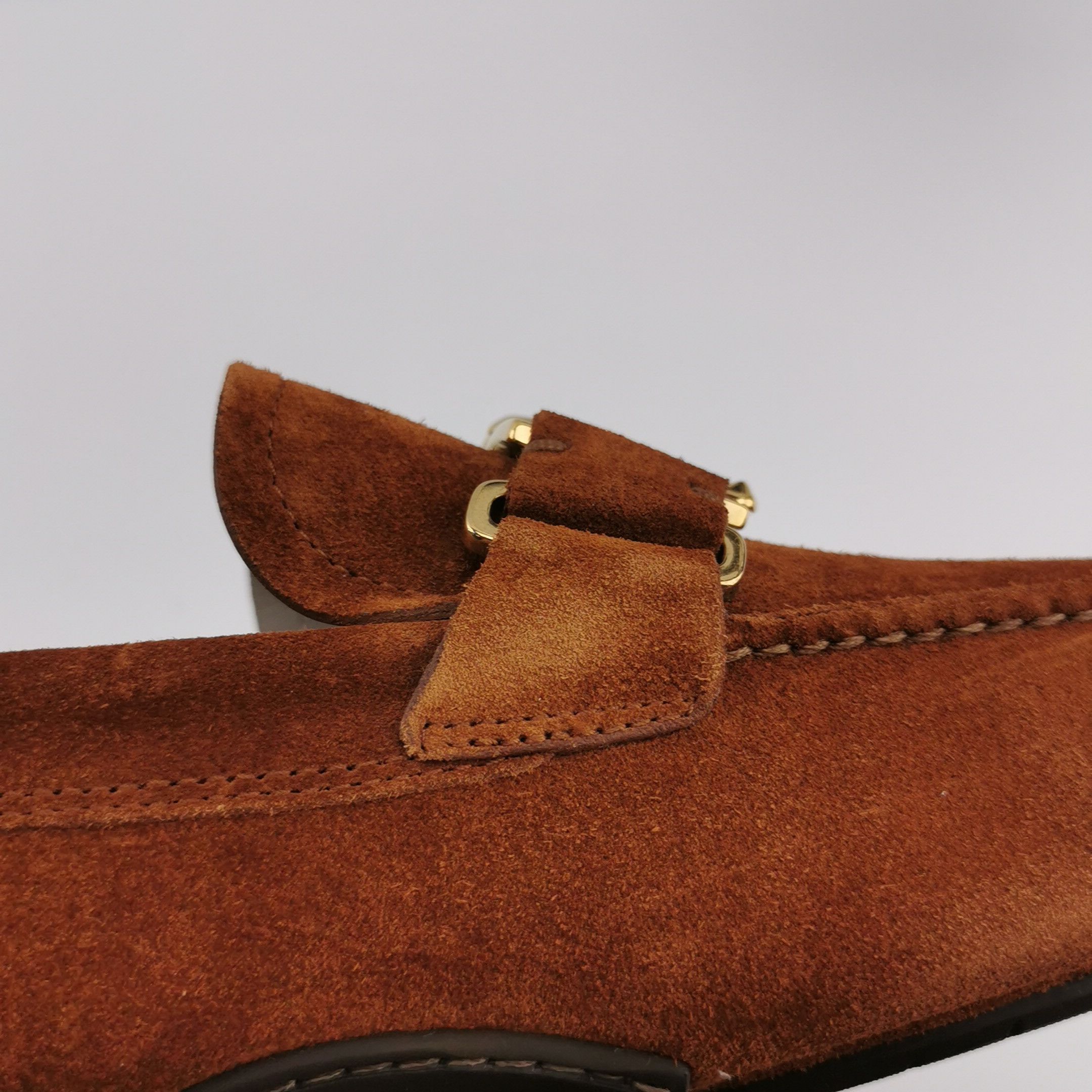 Salvatore Ferragamo Salvatore Ferragamo Suede Gancini Bit Drivers 41 Size US 8 / EU 41 - 8 Thumbnail
