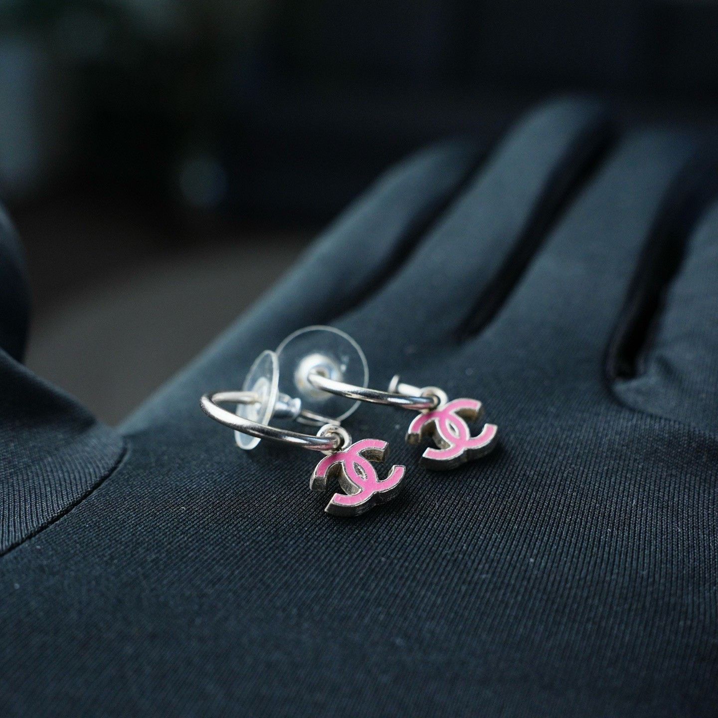 Chanel Chanel Silver Earrings OS Women Size ONE SIZE - 2 Thumbnail