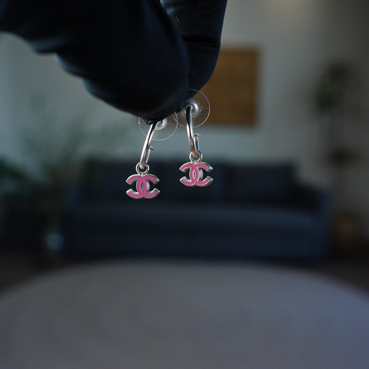 Chanel Chanel Silver Earrings OS Women Size ONE SIZE - 4 Thumbnail
