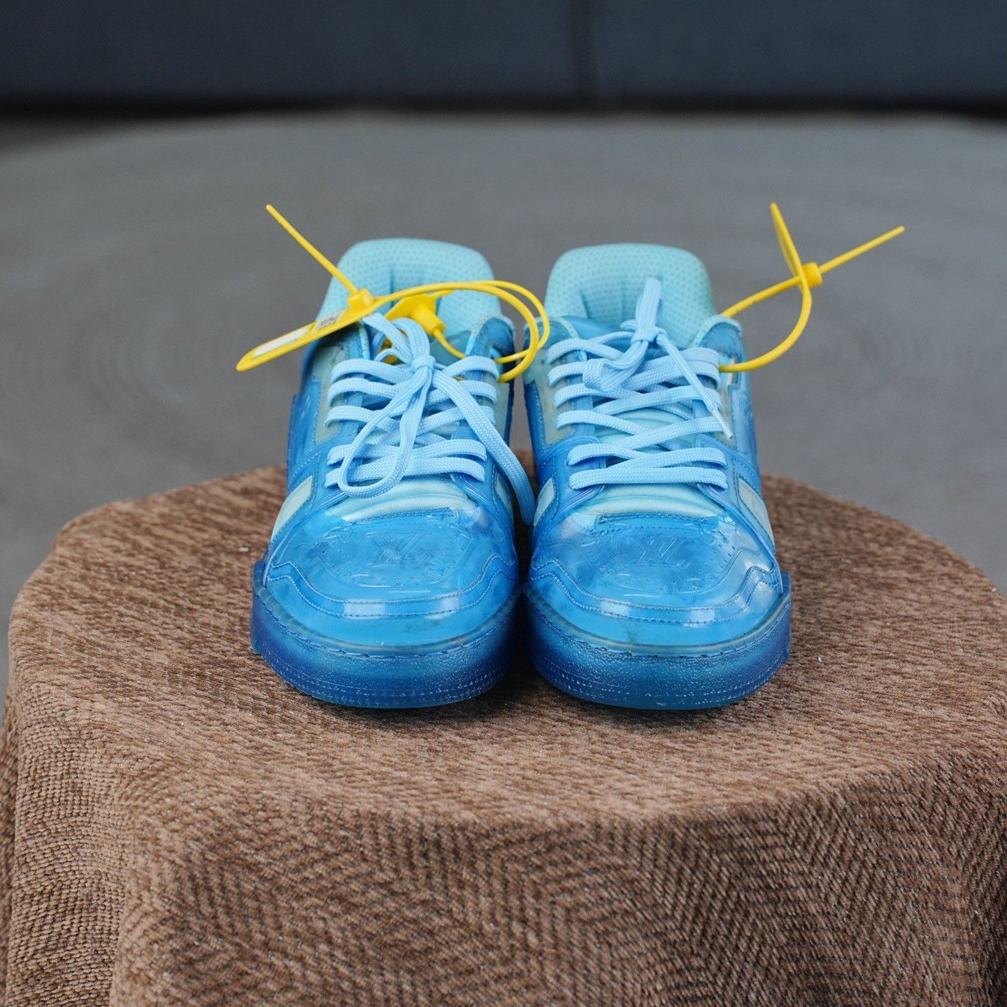 Louis Vuitton Louis Vuitton Training Blue Lowtop Sneakers 8 Men Size US 8 / EU 41 - 4 Thumbnail