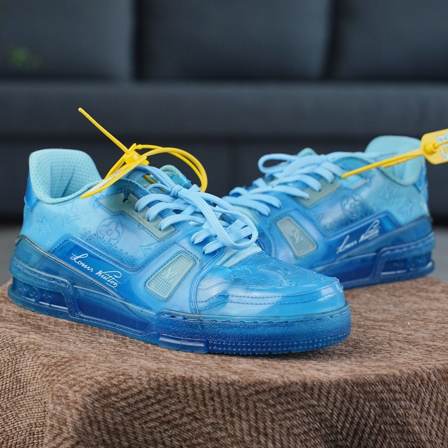 Louis Vuitton Louis Vuitton Training Blue Lowtop Sneakers 8 Men Size US 8 / EU 41 - 6 Thumbnail