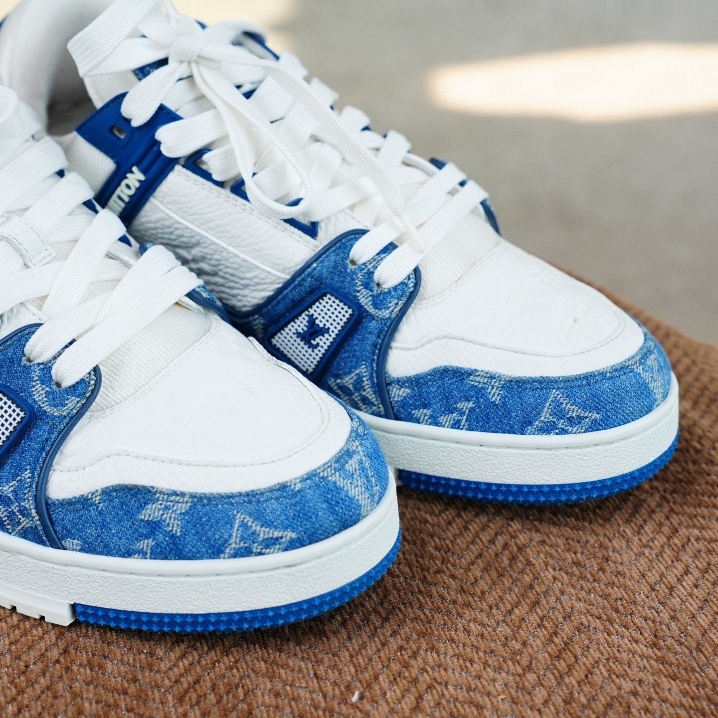 Louis Vuitton Louis Vuitton Training Denim Blue Lowtop Sneakers 8.5 Men Size US 8.5 / EU 41-42 - 4 Thumbnail