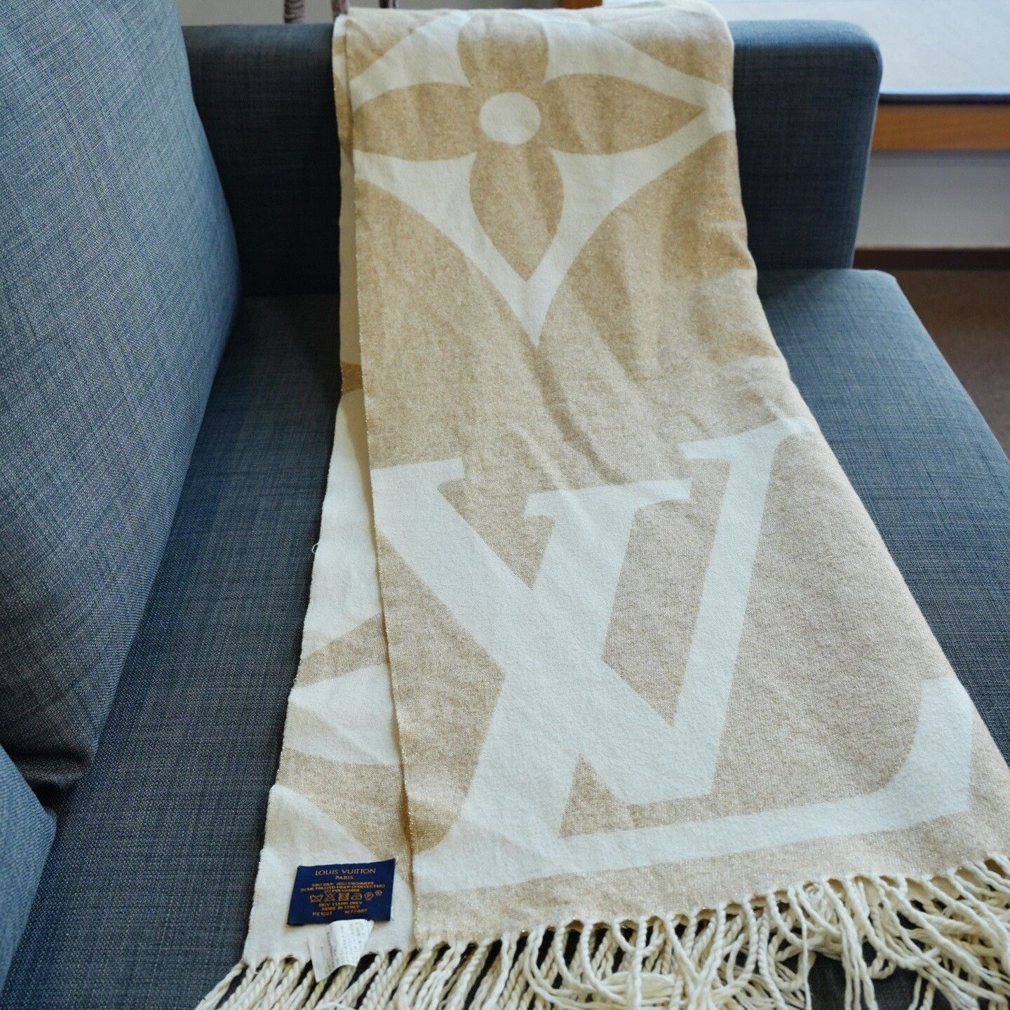 Louis Vuitton Louis Vuitton Brown Scarf one size Men Size ONE SIZE - 4 Thumbnail
