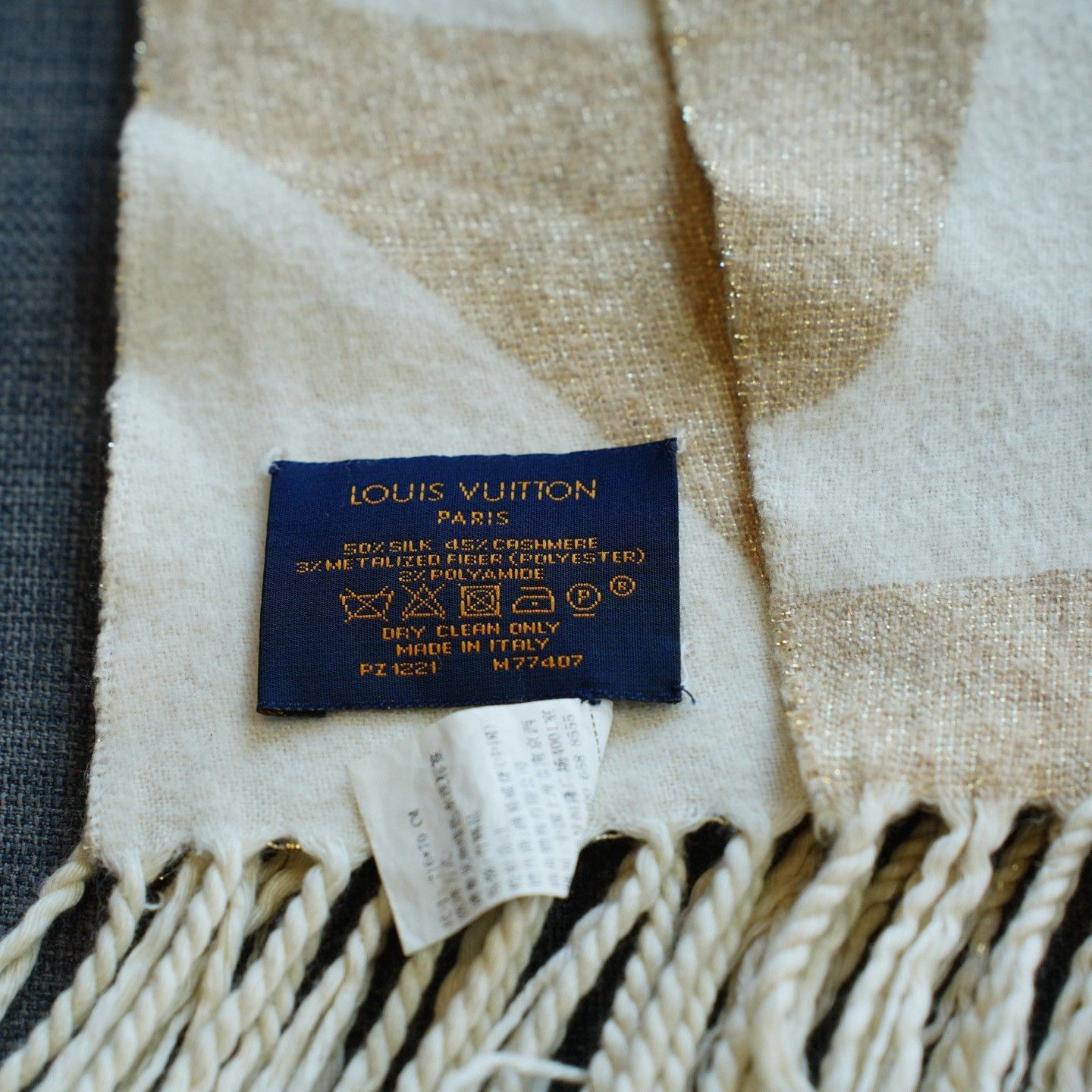 Louis Vuitton Louis Vuitton Brown Scarf one size Men Size ONE SIZE - 2 Thumbnail