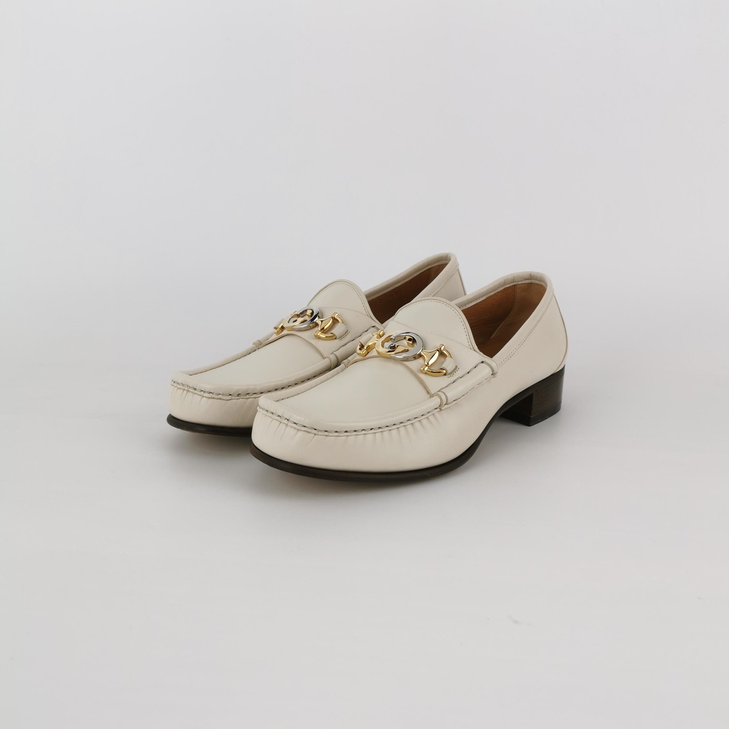 Gucci Gucci Interlocking G Leather Loafers 7 Size US 8 / EU 41 - 3 Thumbnail