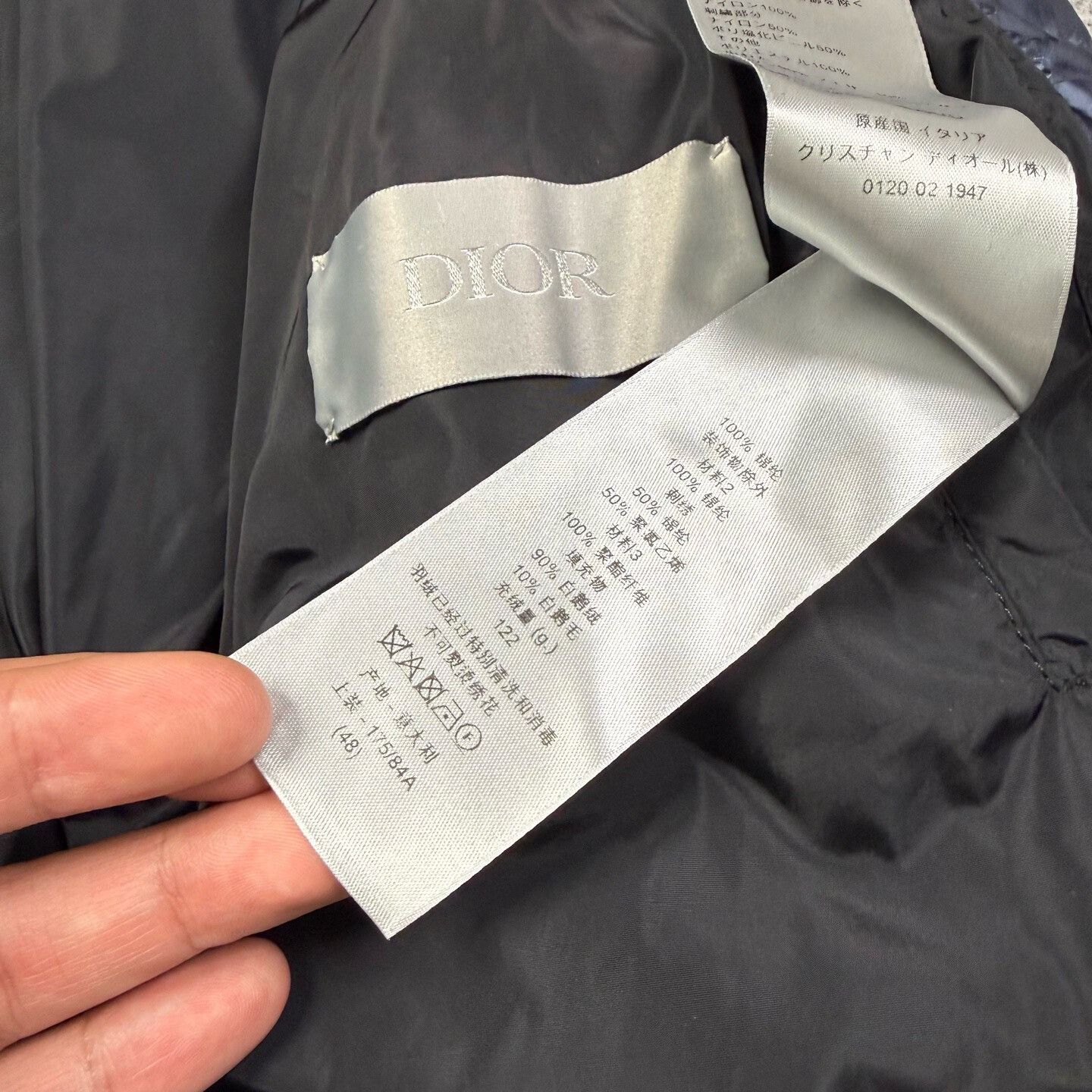 Dior Dior Blue Heavy Coat m Men Size US M / EU 48-50 / 2 - 6 Thumbnail