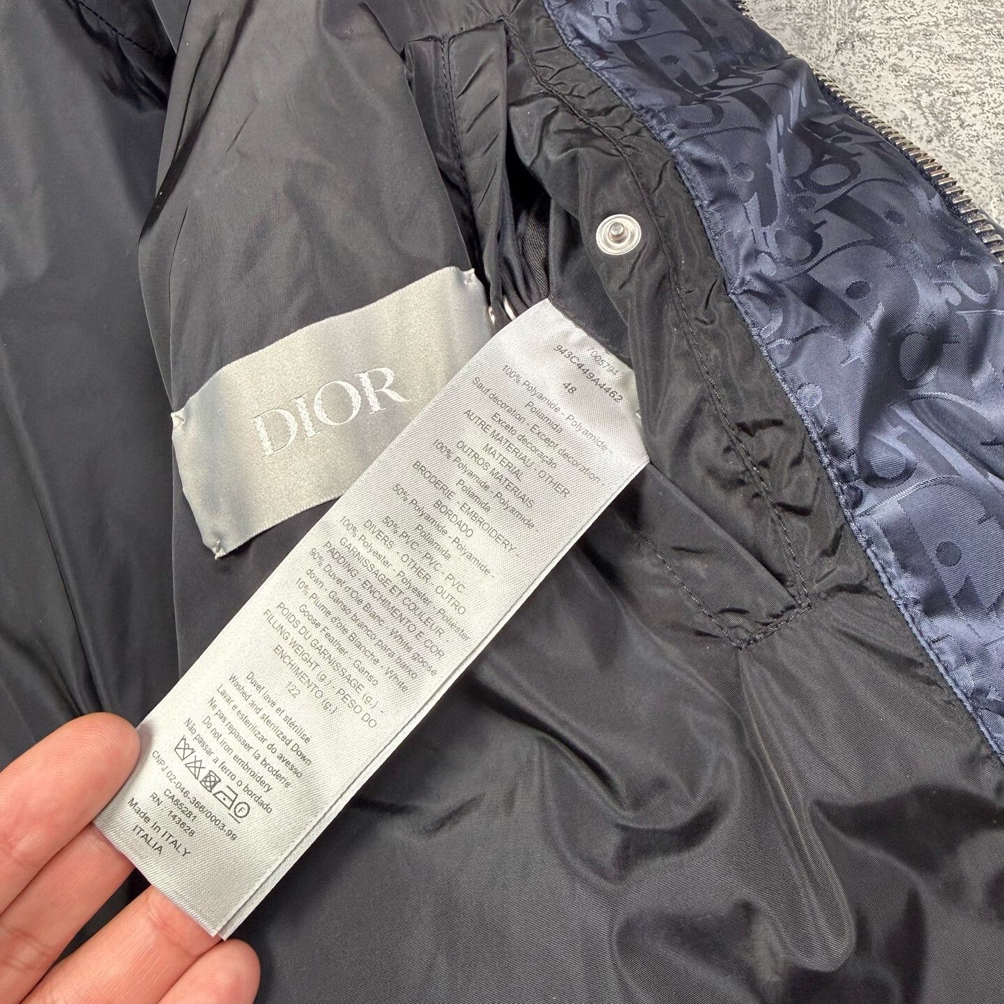 Dior Dior Blue Heavy Coat m Men Size US M / EU 48-50 / 2 - 5 Thumbnail
