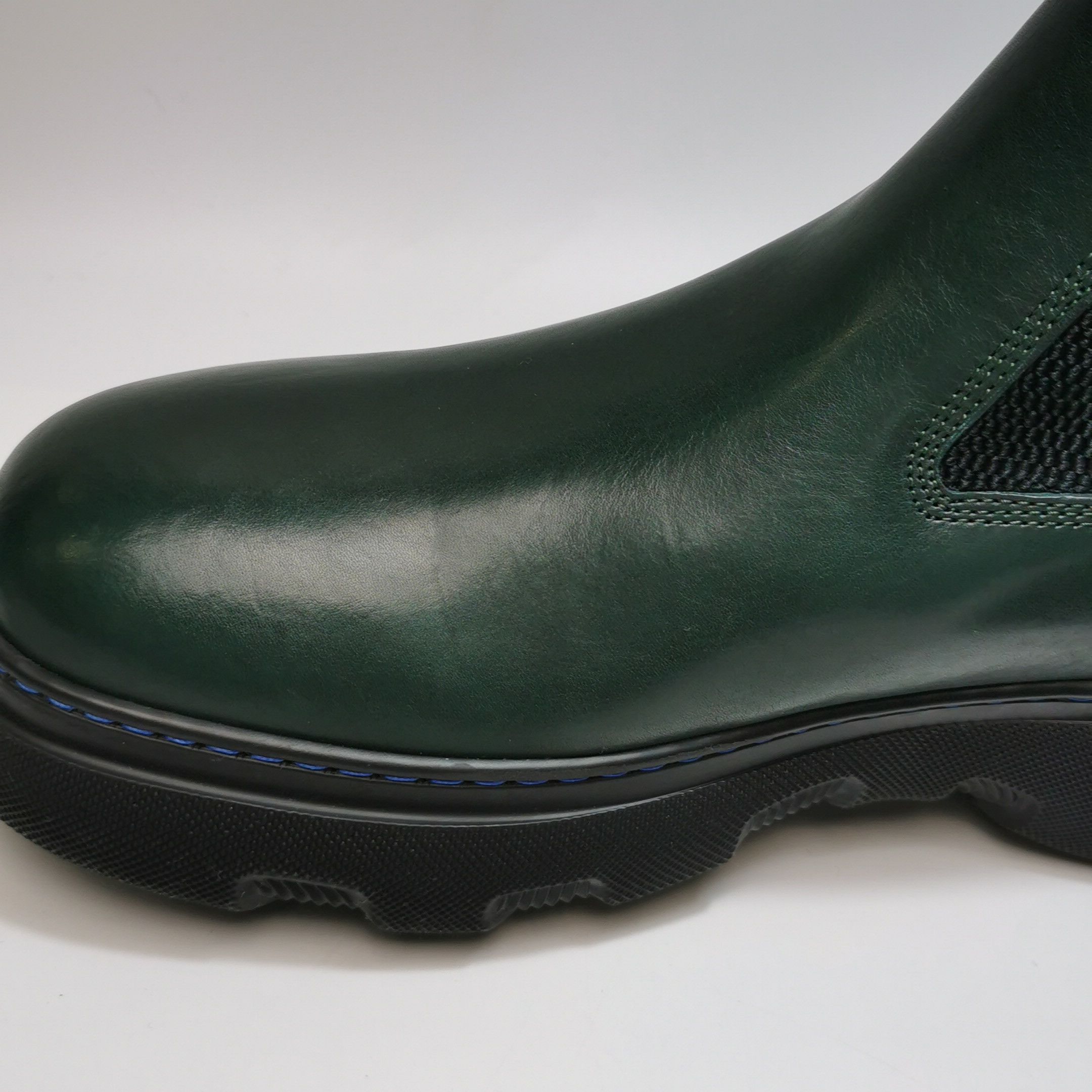 Burberry Burberry Dark Green Leather Creeper Boots Size 41 Size US 8 / EU 41 - 9 Thumbnail