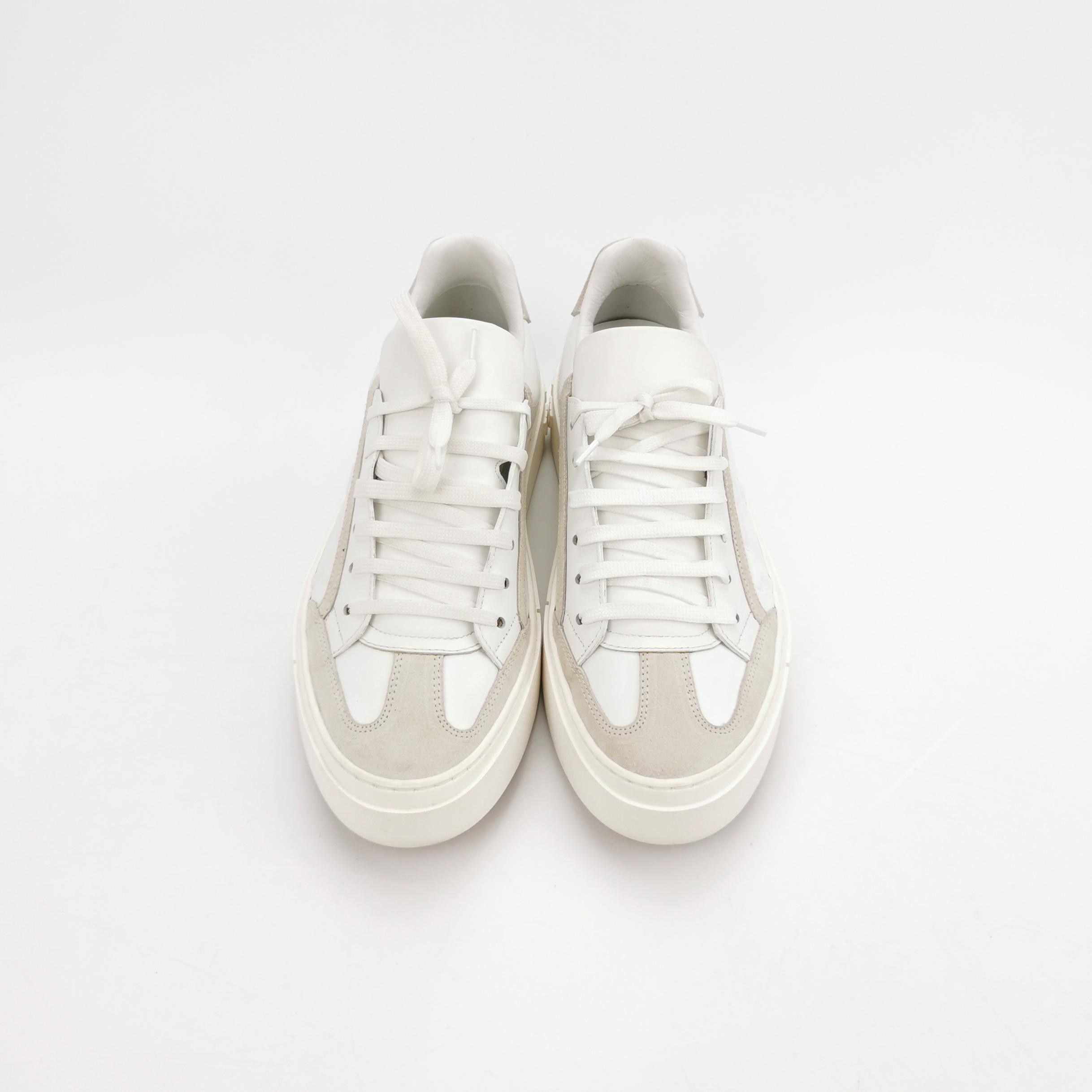 Salvatore Ferragamo Salvatore Ferragamo Suede Trim Sneakers 37.5 Size US 7.5 / IT 37.5 - 4 Thumbnail