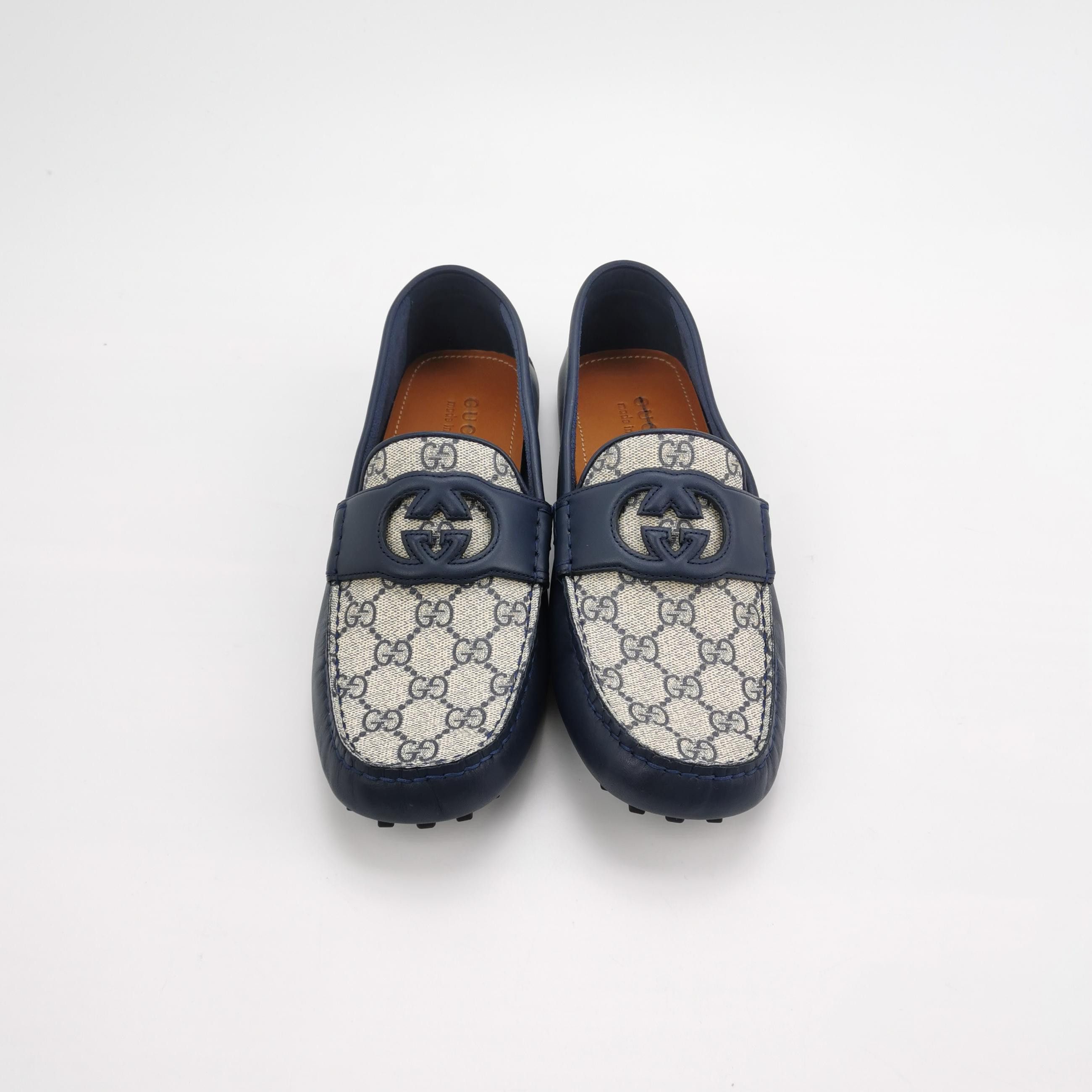 Gucci Gucci GG Monogram Leather Driver Loafers 8.5 Size US 9 / EU 42 - 4 Thumbnail