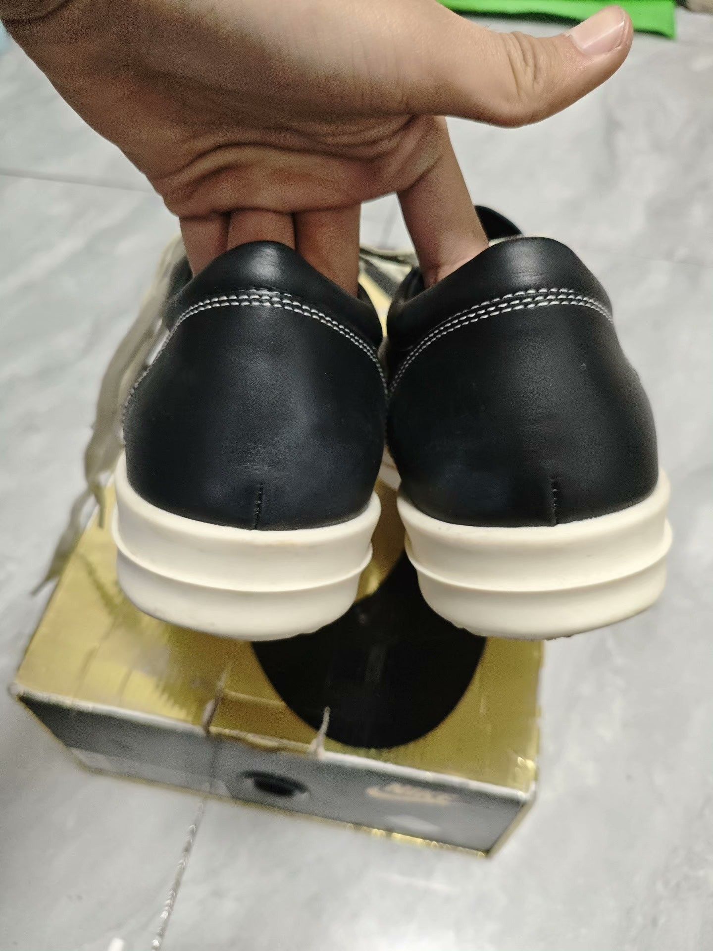 Rick Owens Rick Owens Black Lowtop Sneakers 8 Men Size US 8 / EU 41 - 6 Thumbnail