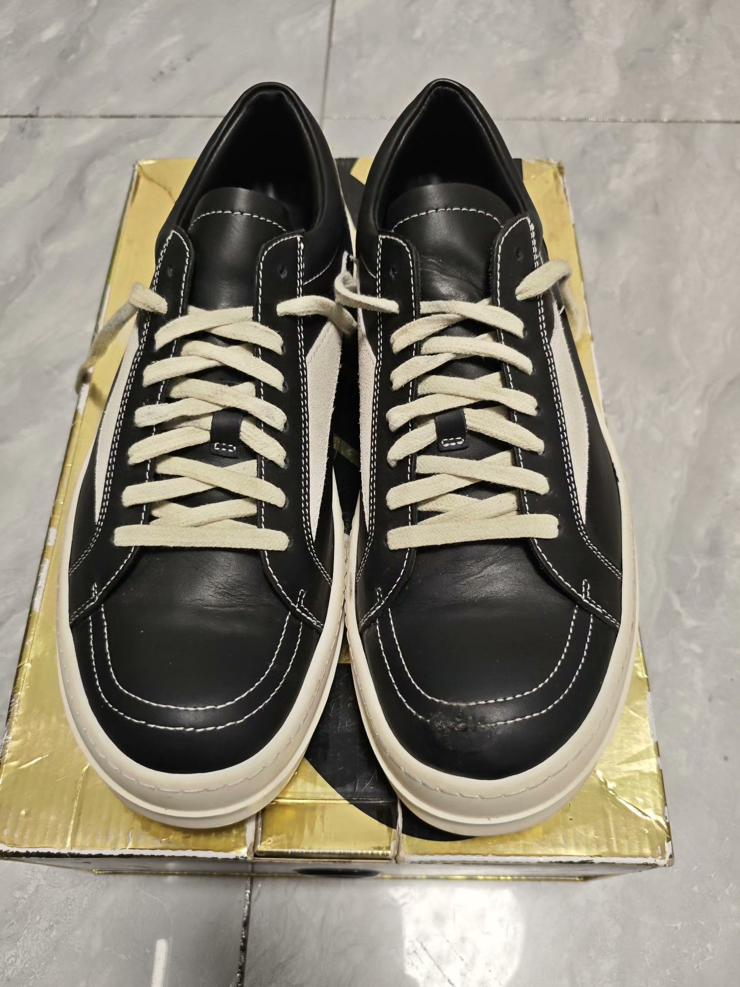 Rick Owens Rick Owens Black Lowtop Sneakers 8 Men Size US 8 / EU 41 - 2 Thumbnail