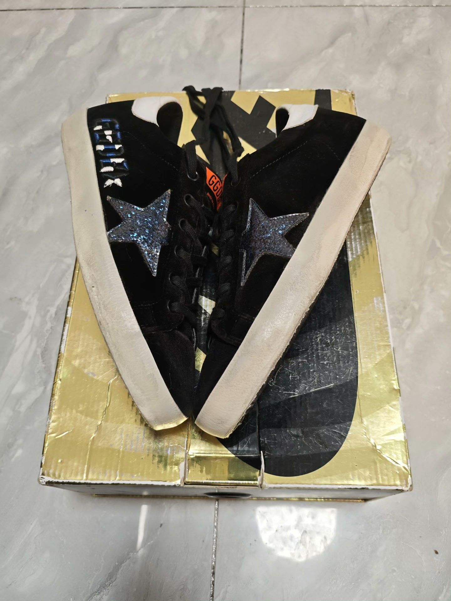 Golden Goose Golden Goose Yellow Lowtop Sneakers us_8 Women Size US 8 / IT 38 - 3 Thumbnail