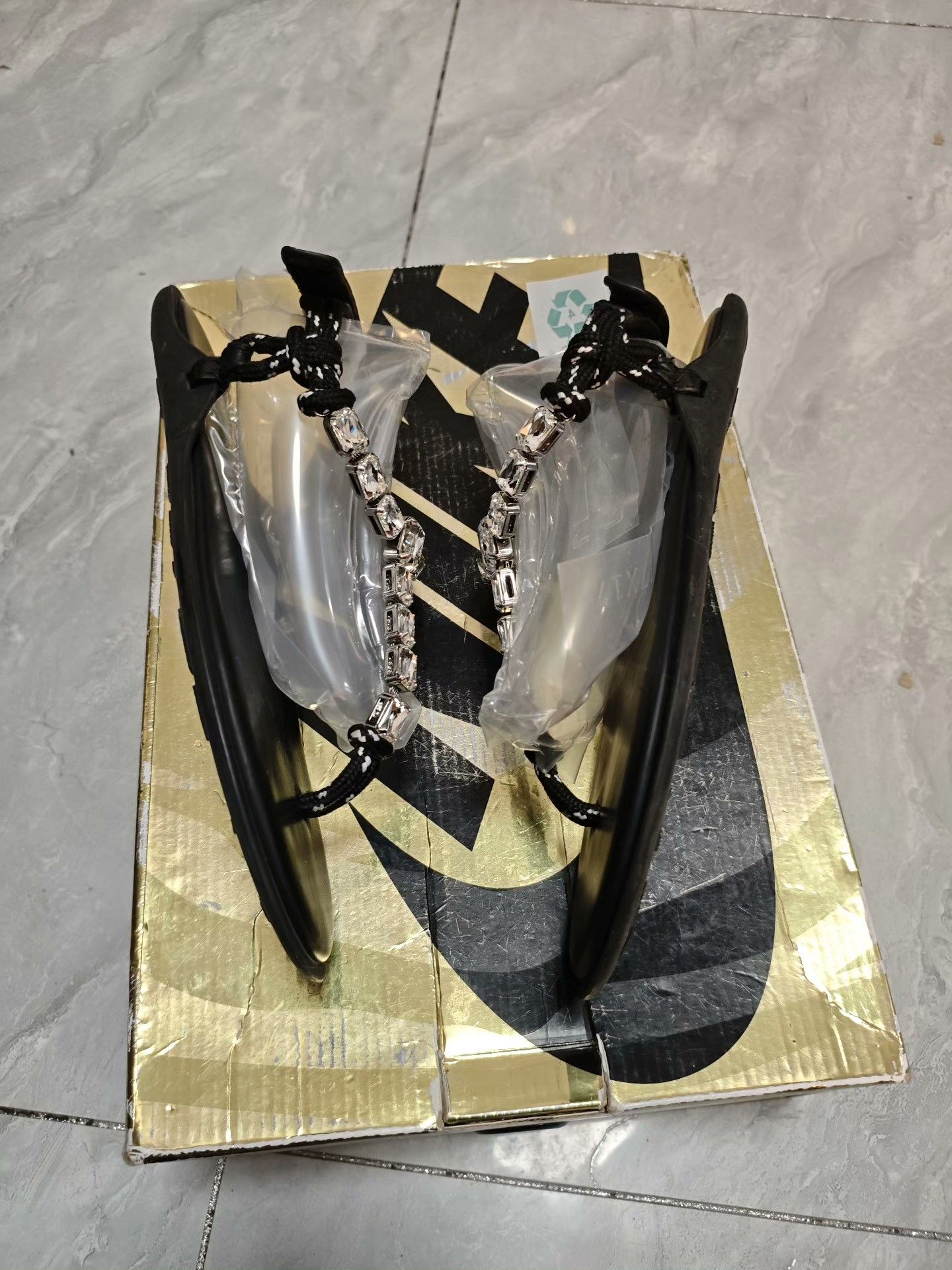 Miu Miu Miu Miu Black Sandals us_10 Women Size US 10 / IT 40 - 4 Thumbnail