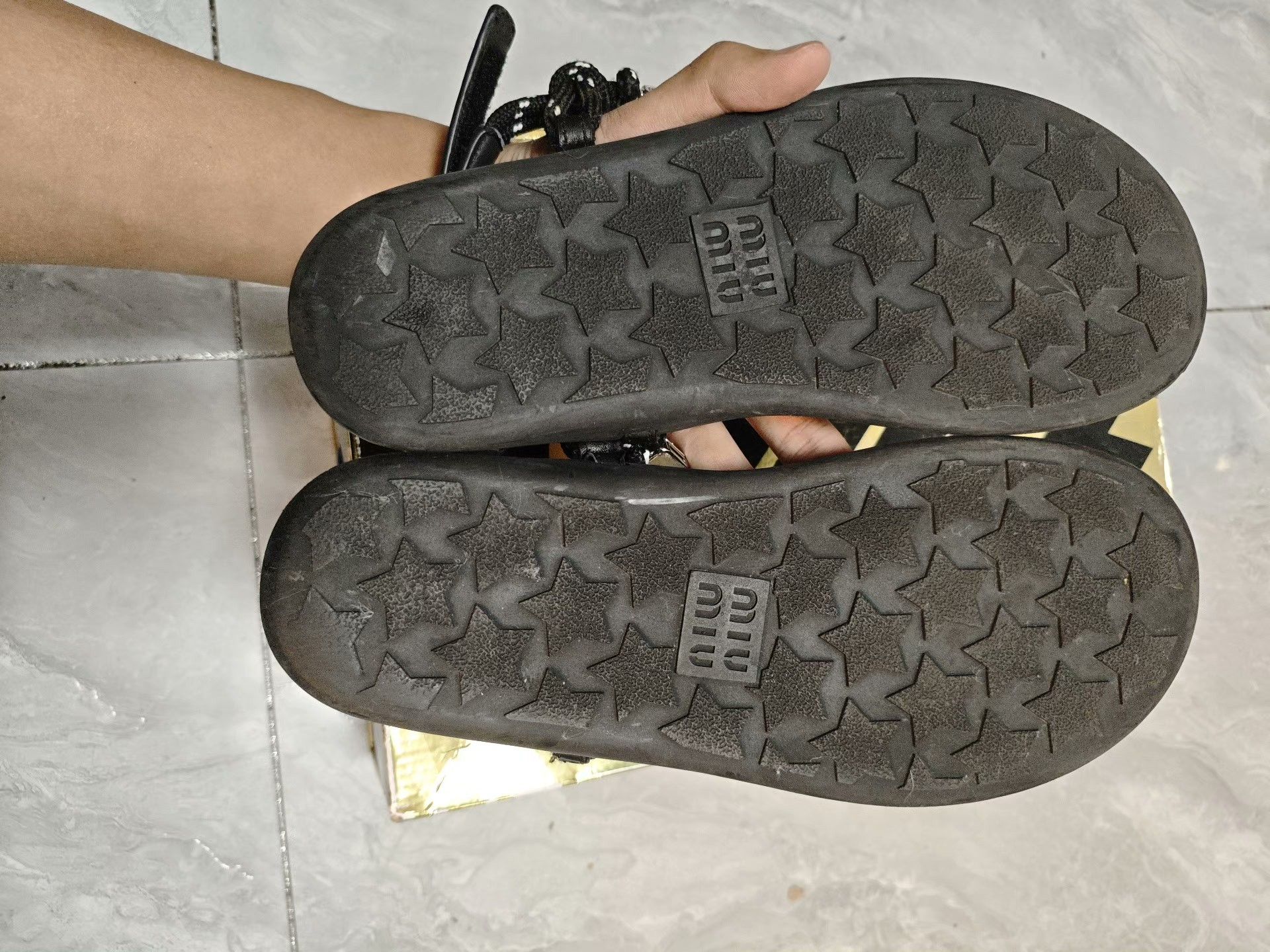 Miu Miu Miu Miu Black Sandals us_10 Women Size US 10 / IT 40 - 7 Thumbnail