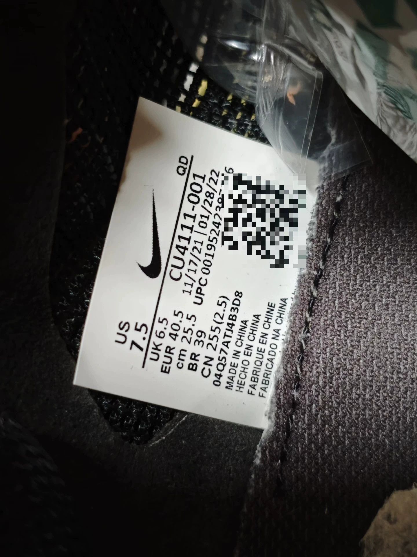 Nike Nike ZOOM Black Lowtop Sneakers 7.5 Men Size US 7.5 / EU 40-41 - 7 Thumbnail