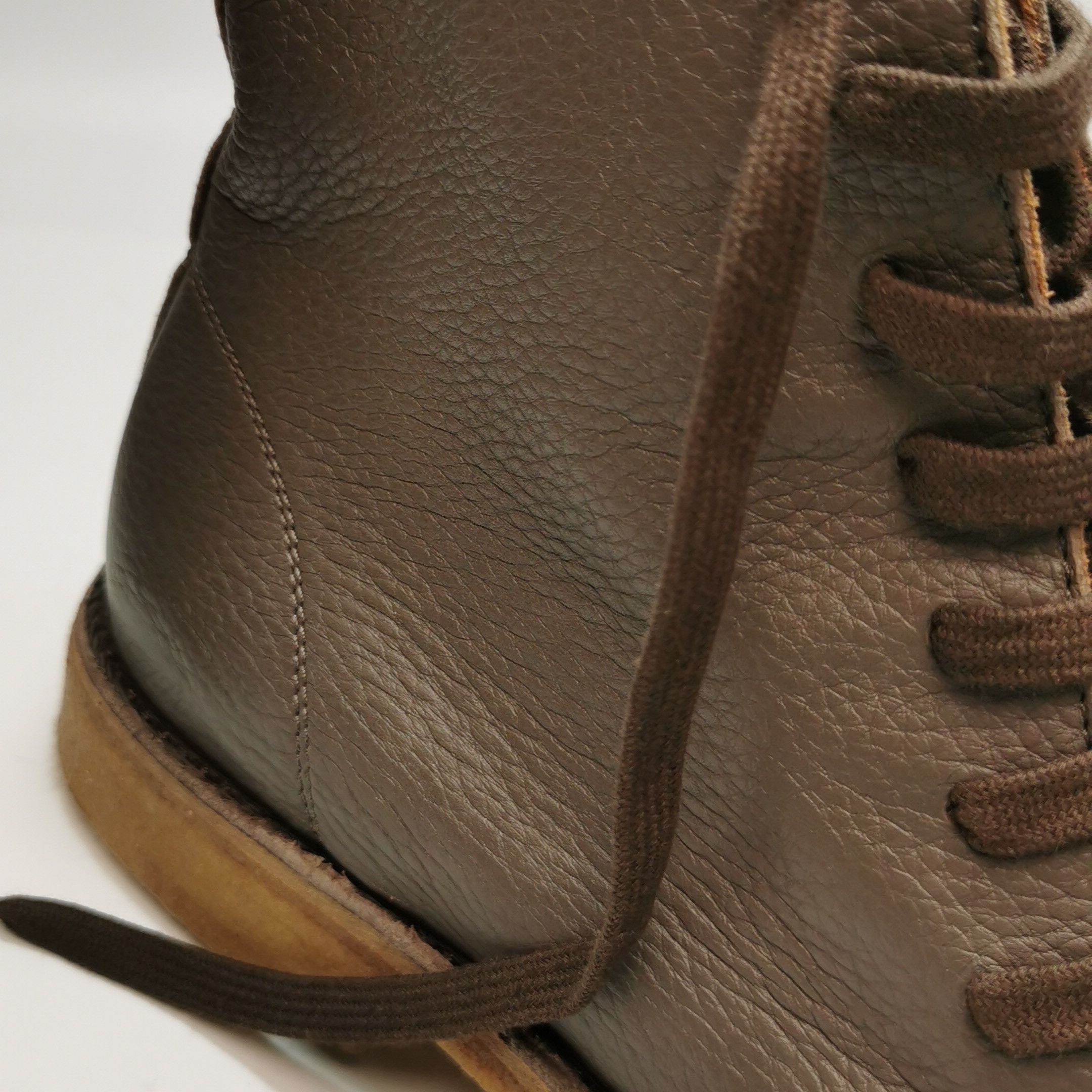 Bottega Veneta Bottega Veneta Side-Zip Leather Lace-up Boots 42.5 Size US 9 / EU 42 - 9 Thumbnail