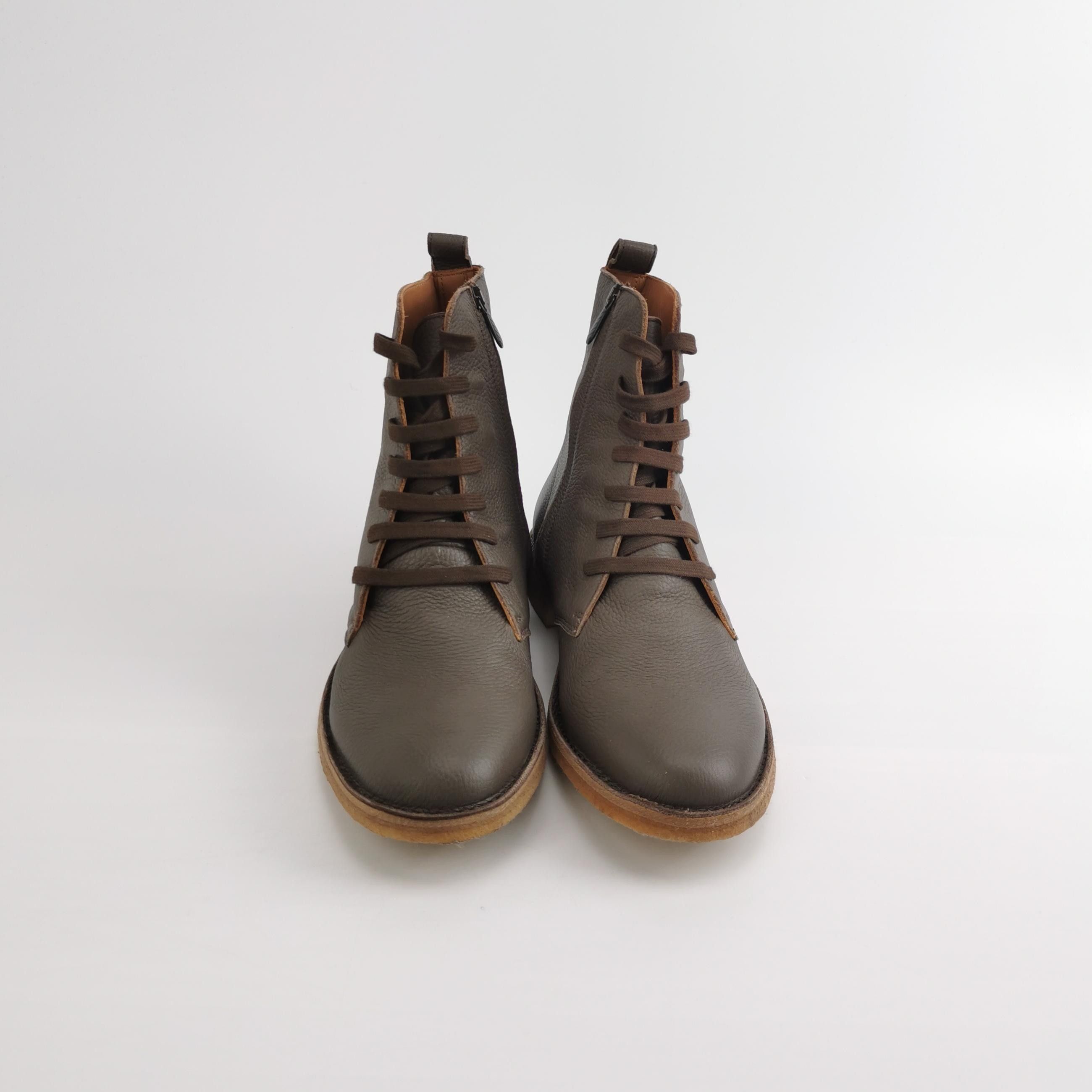 Bottega Veneta Bottega Veneta Side-Zip Leather Lace-up Boots 42.5 Size US 9 / EU 42 - 4 Thumbnail