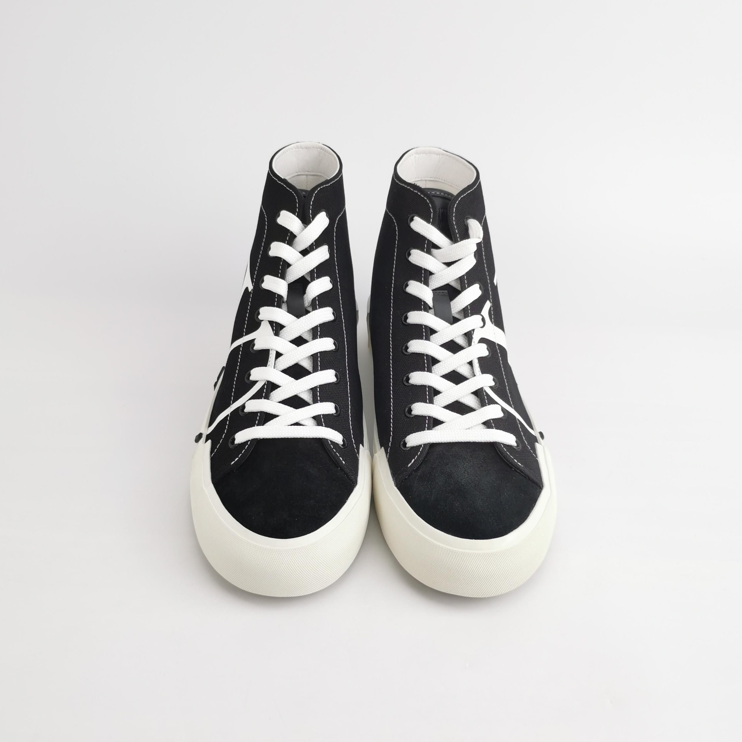 Valentino Valentino VLogo Canvas Hi-Top Sneakers 41.5 Size US 8 / EU 41 - 4 Thumbnail