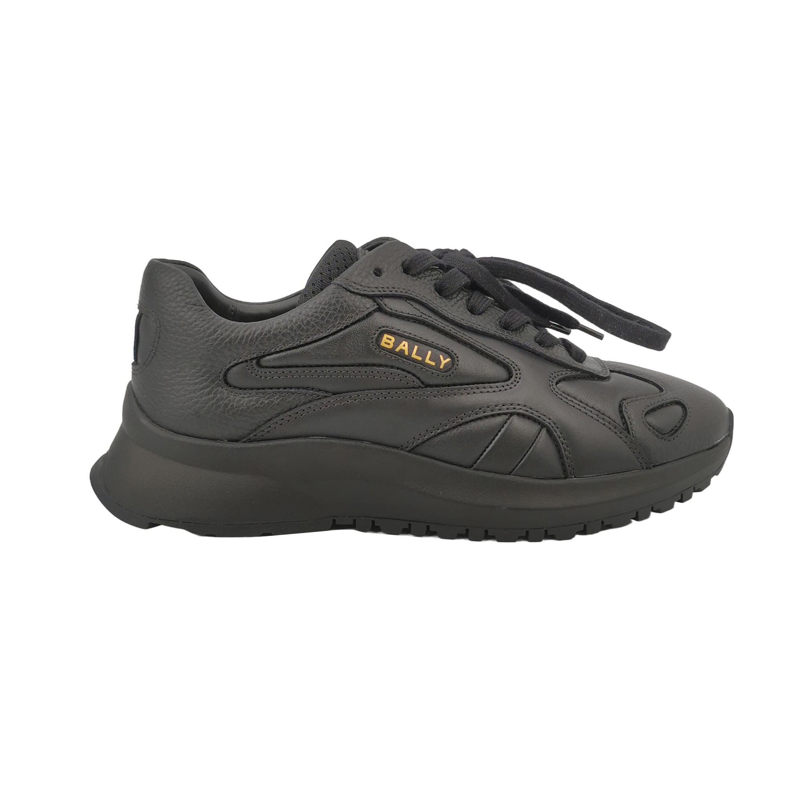 Bally Bally Black Leather Logo Sneakers US 7 Size US 7 / EU 40 - 2 Thumbnail
