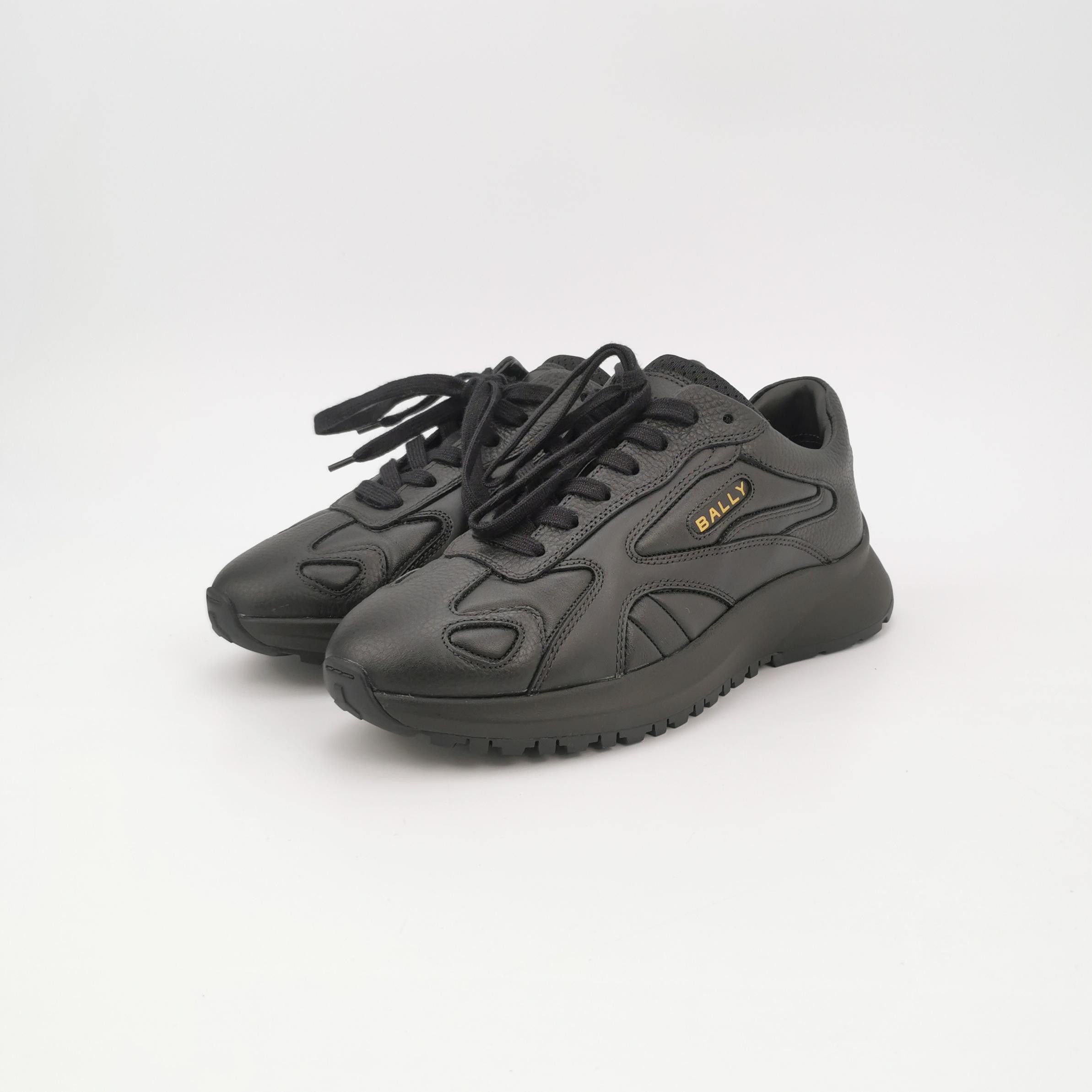Bally Bally Black Leather Logo Sneakers US 7 Size US 7 / EU 40 - 3 Thumbnail