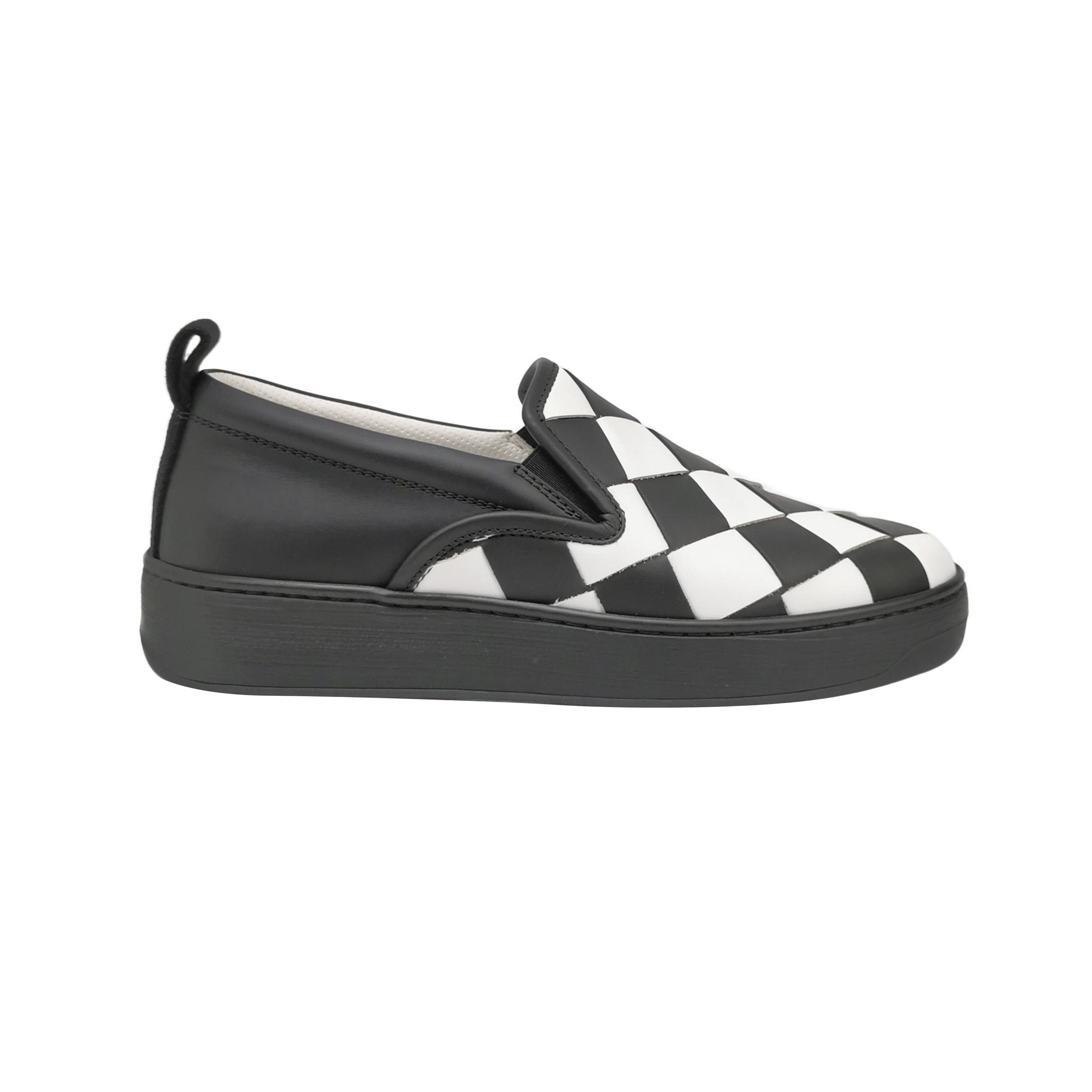 Bottega Veneta Bottega Veneta Woven Checker Slip-On Sneakers 39 Size US 6 / EU 39 - 2 Thumbnail
