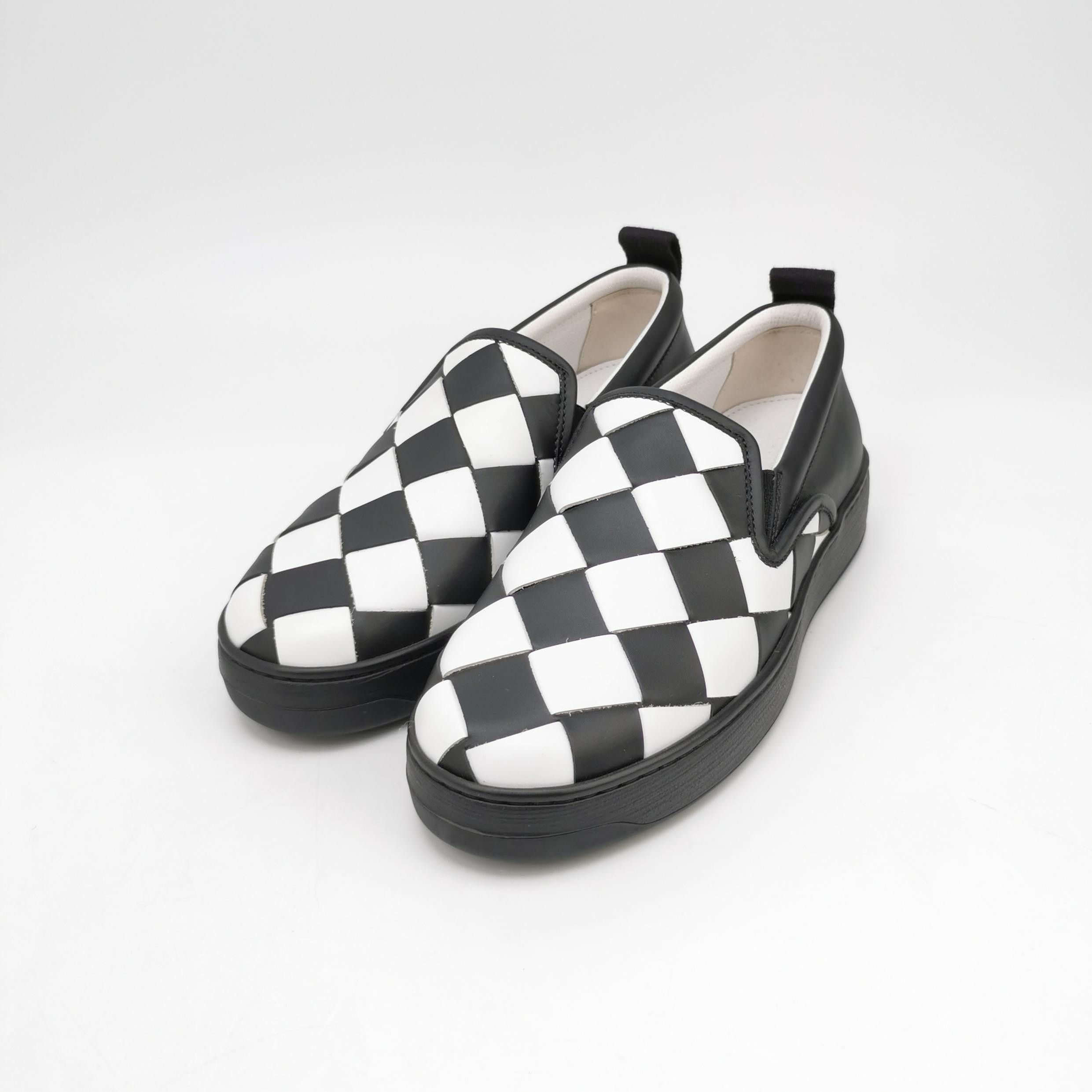 Bottega Veneta Bottega Veneta Woven Checker Slip-On Sneakers 39 Size US 6 / EU 39 - 3 Thumbnail