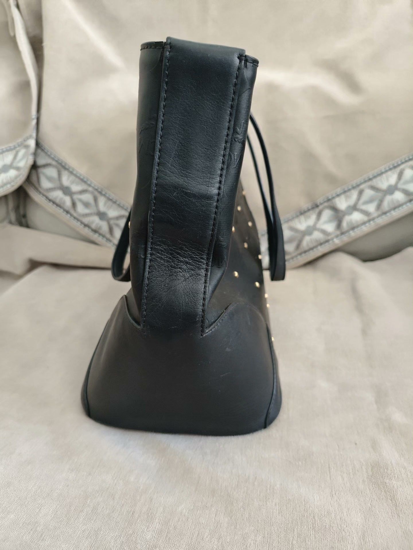MCM MCM Black Shoulder Bag OS Women Size ONE SIZE - 4 Thumbnail