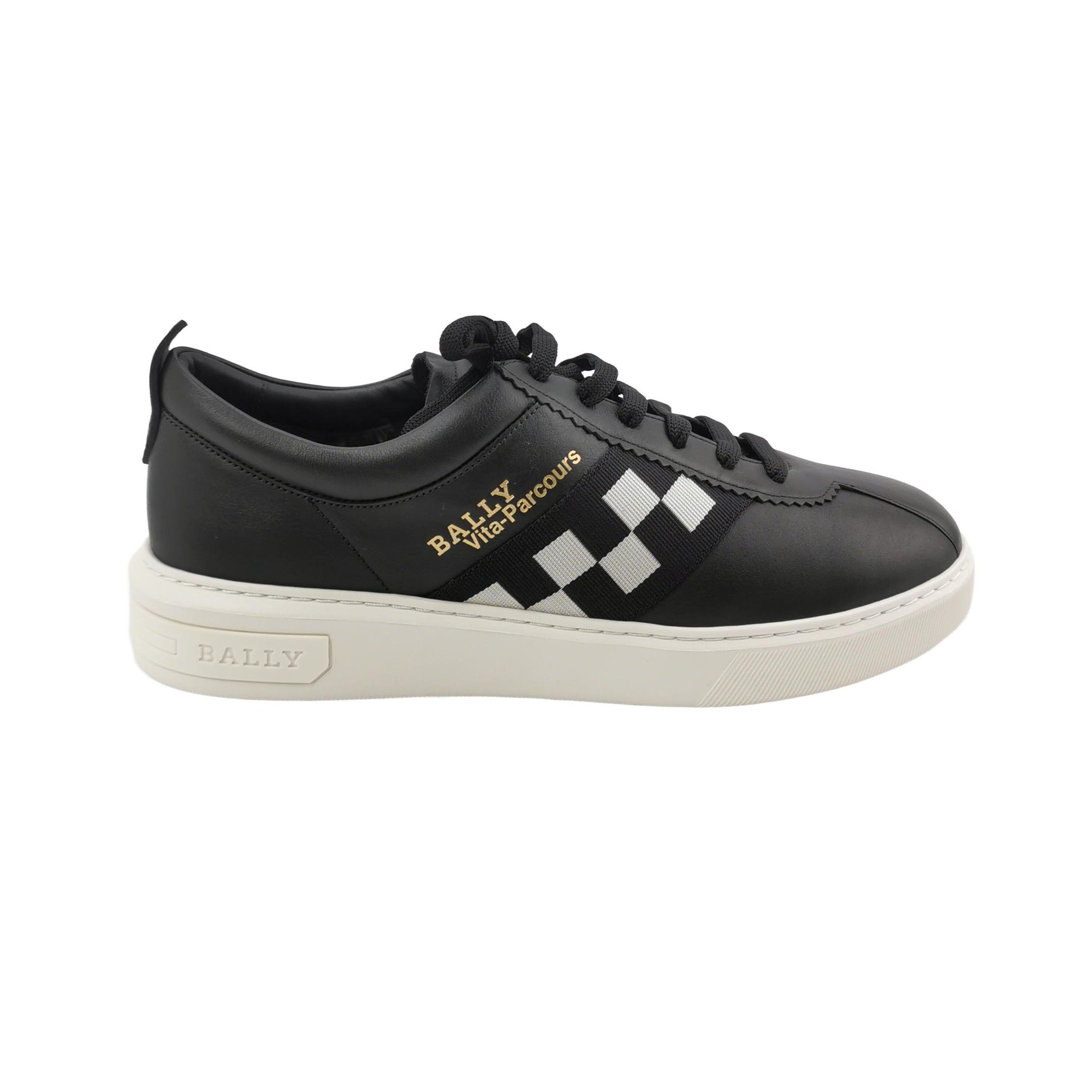 Bally Bally Vita Parcours Check Leather Sneakers EU 44 Size US 11 / EU 44 - 2 Thumbnail