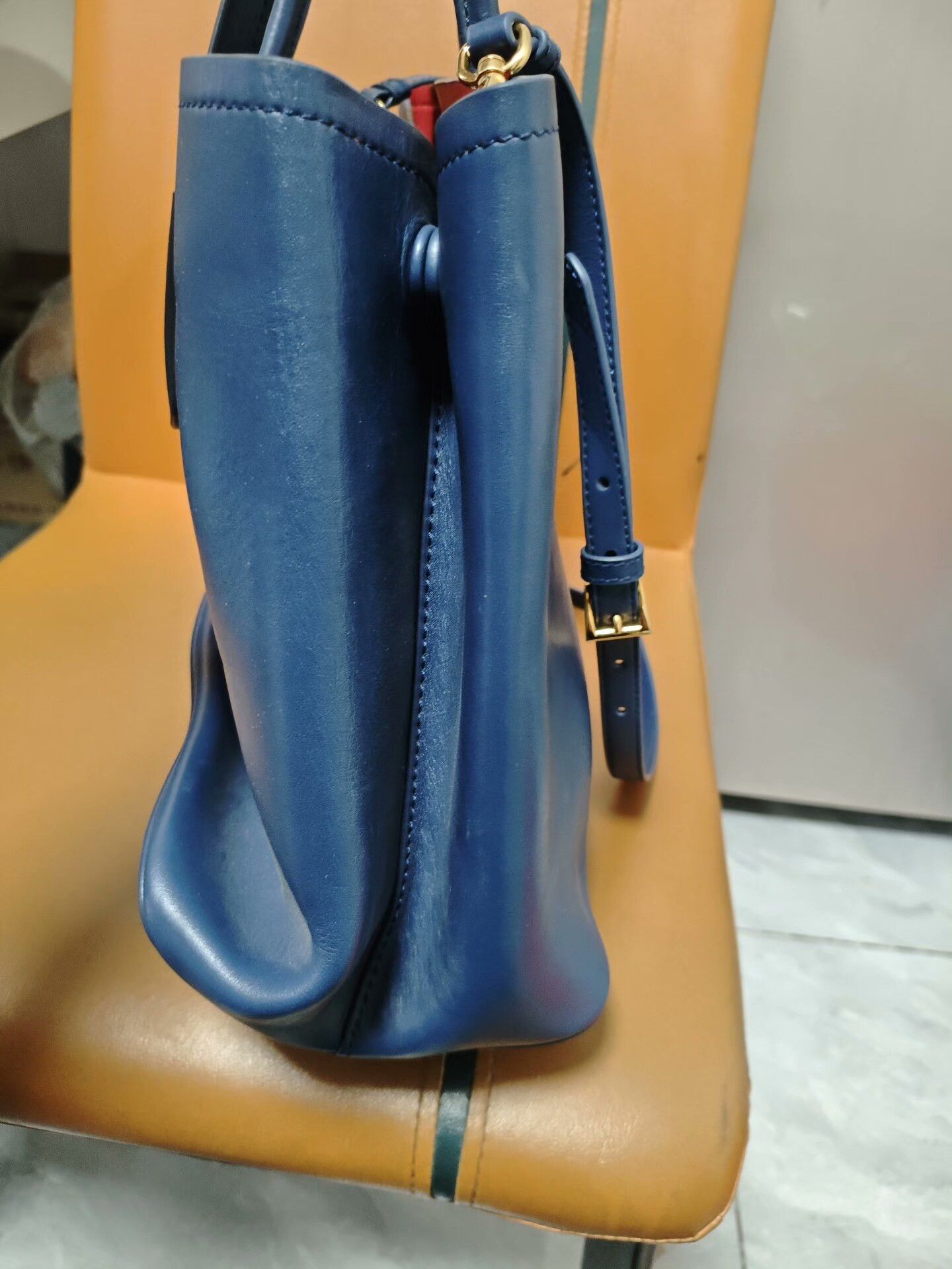Prada Prada Blue Shoulder Bag OS Women Size ONE SIZE - 4 Thumbnail