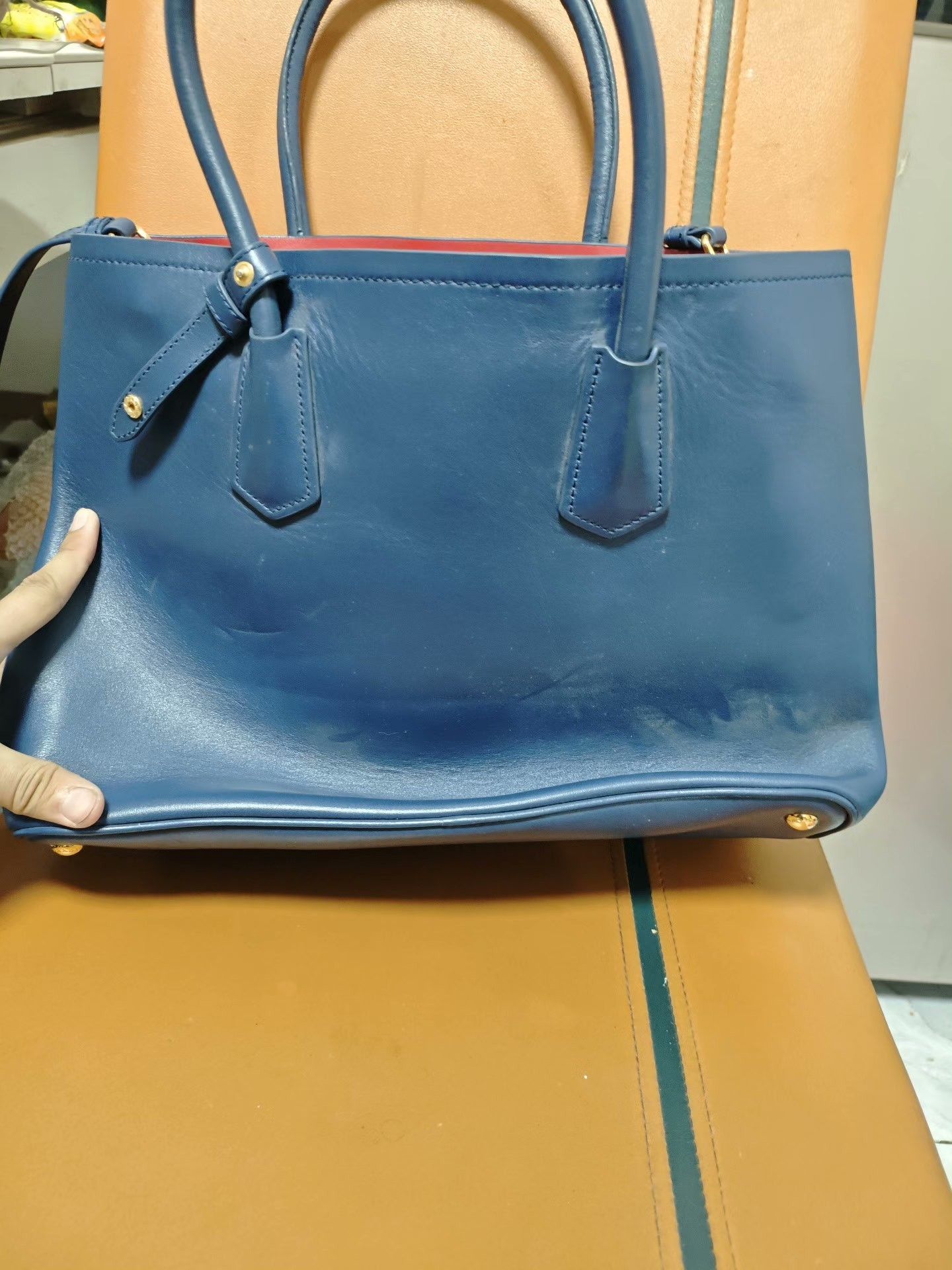 Prada Prada Blue Shoulder Bag OS Women Size ONE SIZE - 2 Thumbnail