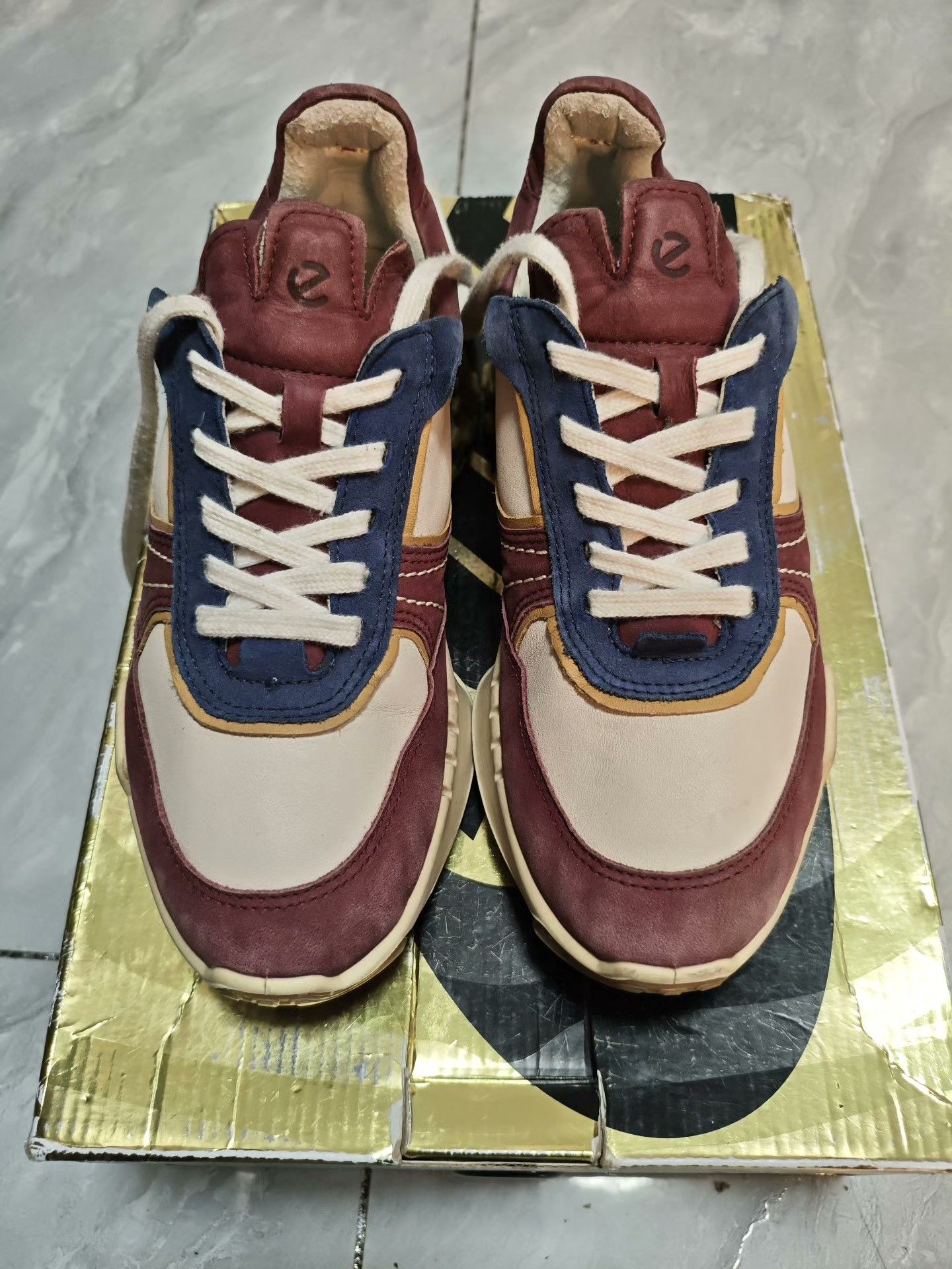 Ecco ECCO Leather Lowtop Sneakers us_6 Women Size US 6 / IT 36 - 2 Thumbnail