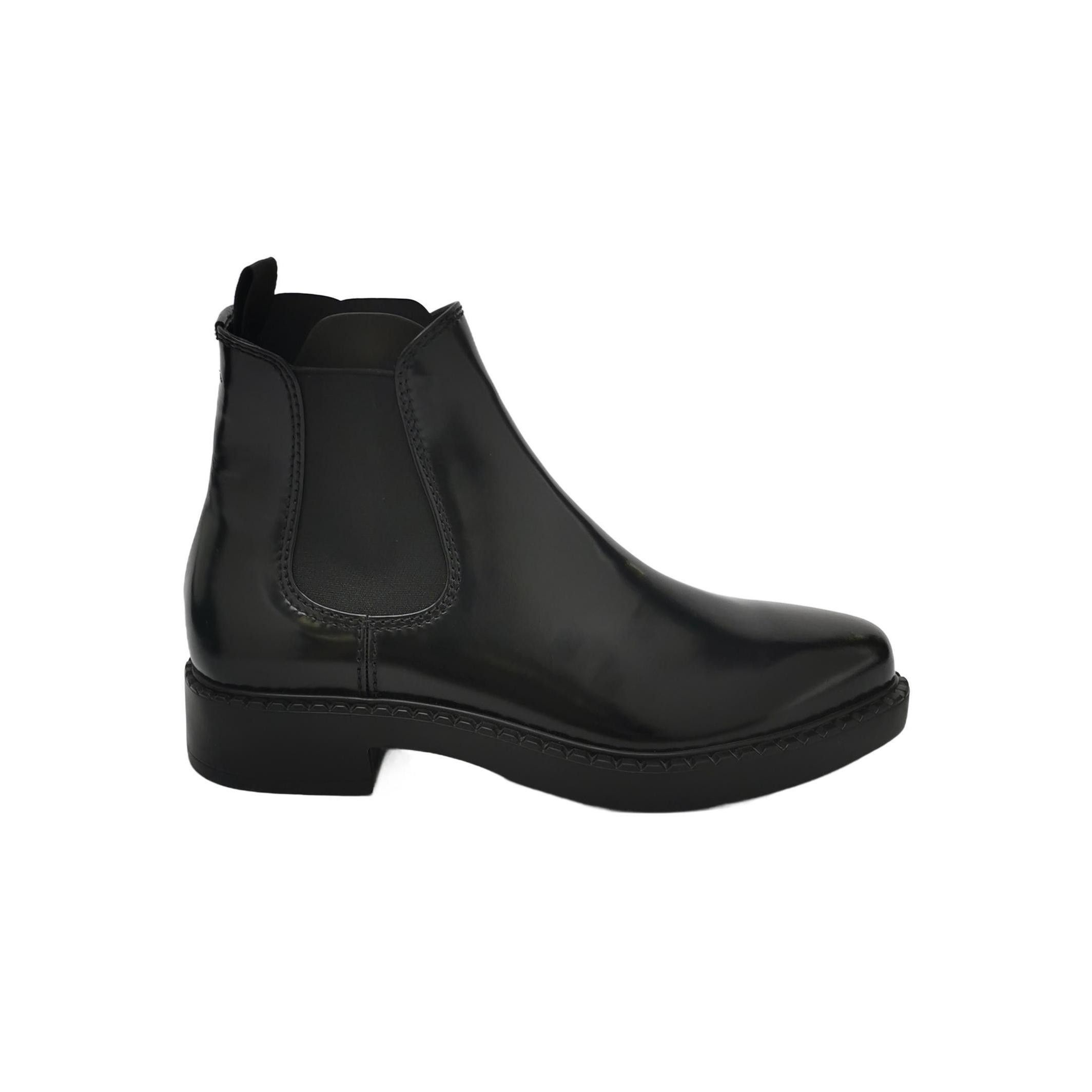 Prada Prada Black Leather Chelsea Boots 41.5 Size US 8 / EU 41 - 2 Thumbnail