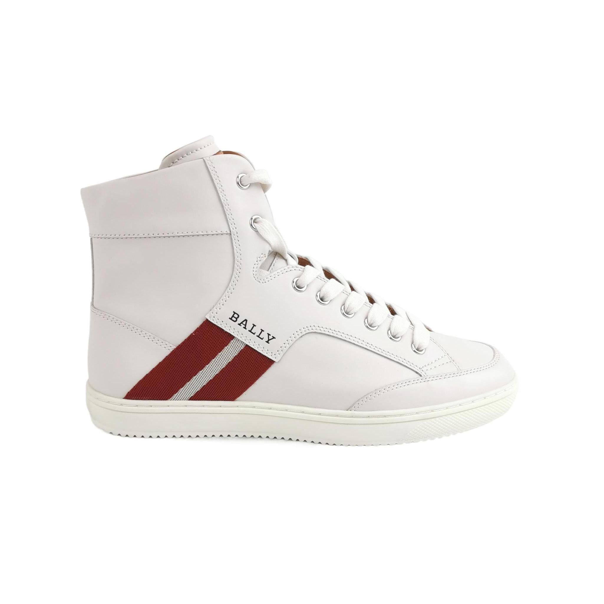Bally Bally Stripe Logo High-Top Sneakers 41.5 Size US 8 / EU 41 - 2 Thumbnail