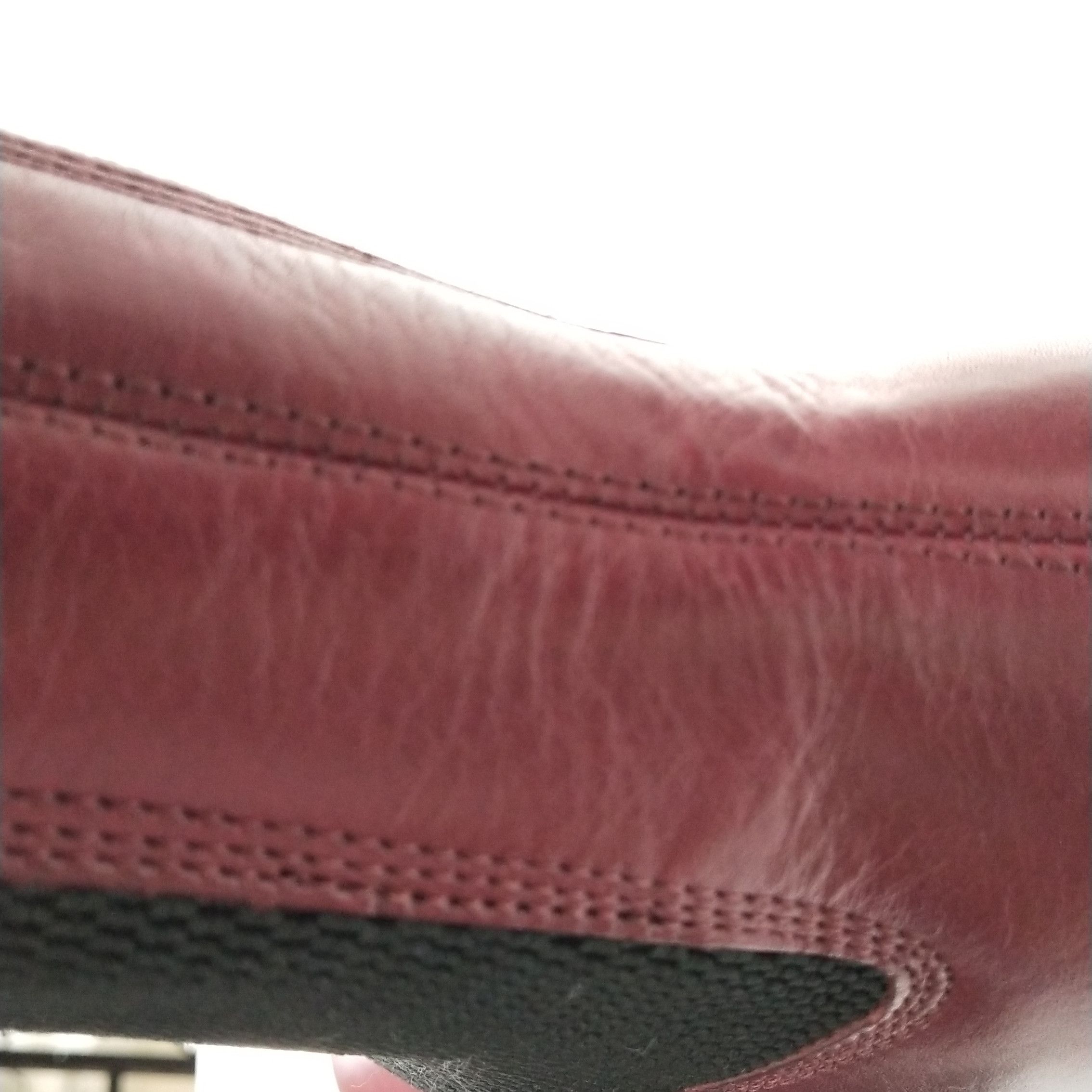 Burberry Burberry Burgundy Leather Creeper Boots Size 42 Size US 9 / EU 42 - 10 Thumbnail