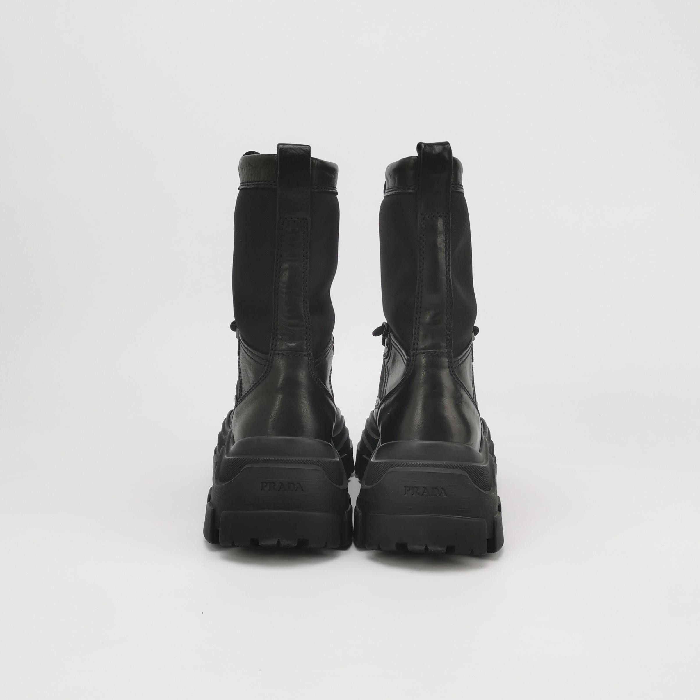 Prada Prada Chunky Sole Lace-up Boots 5 Size US 6 / EU 39 - 5 Thumbnail