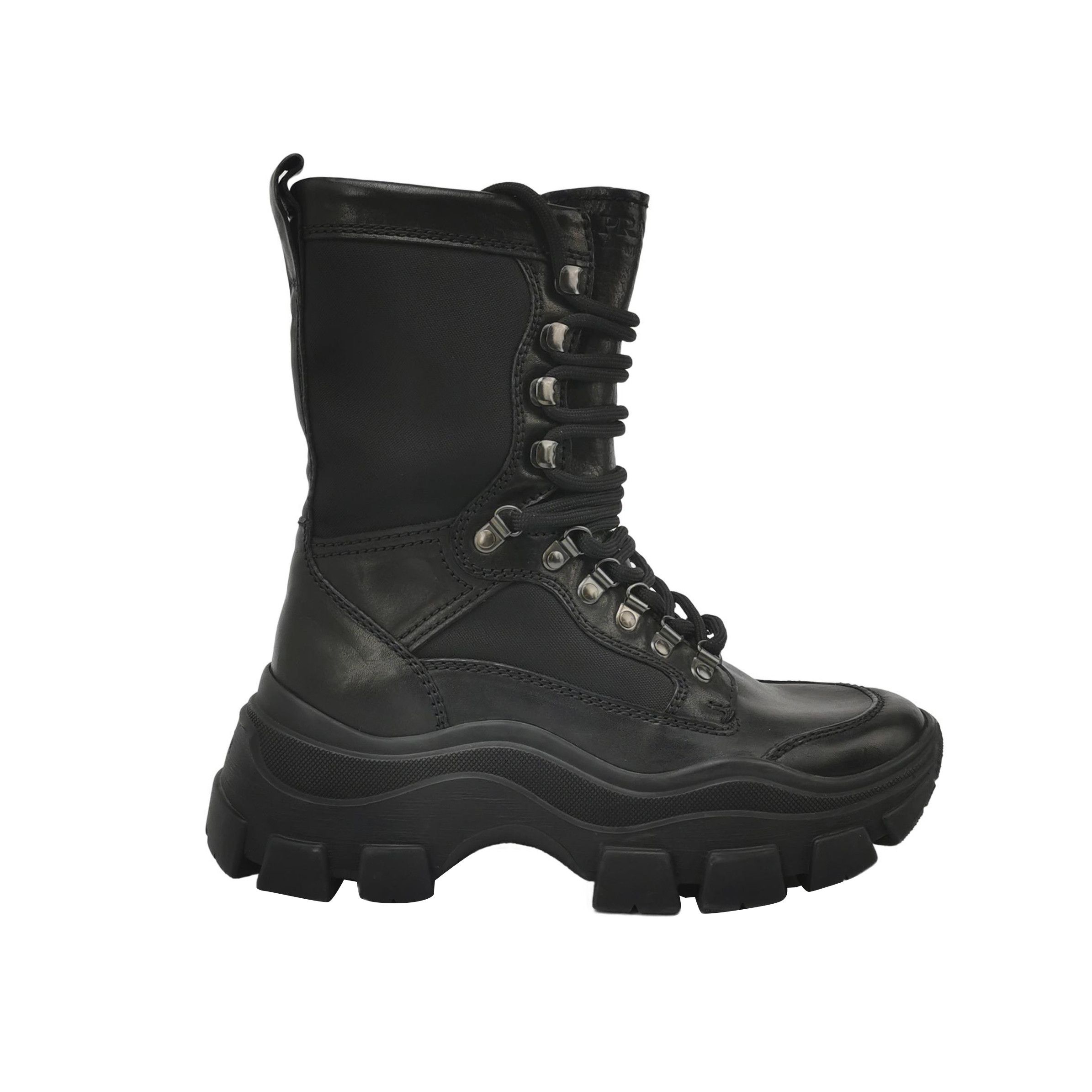 Prada Prada Chunky Sole Lace-up Boots 5 Size US 6 / EU 39 - 2 Thumbnail