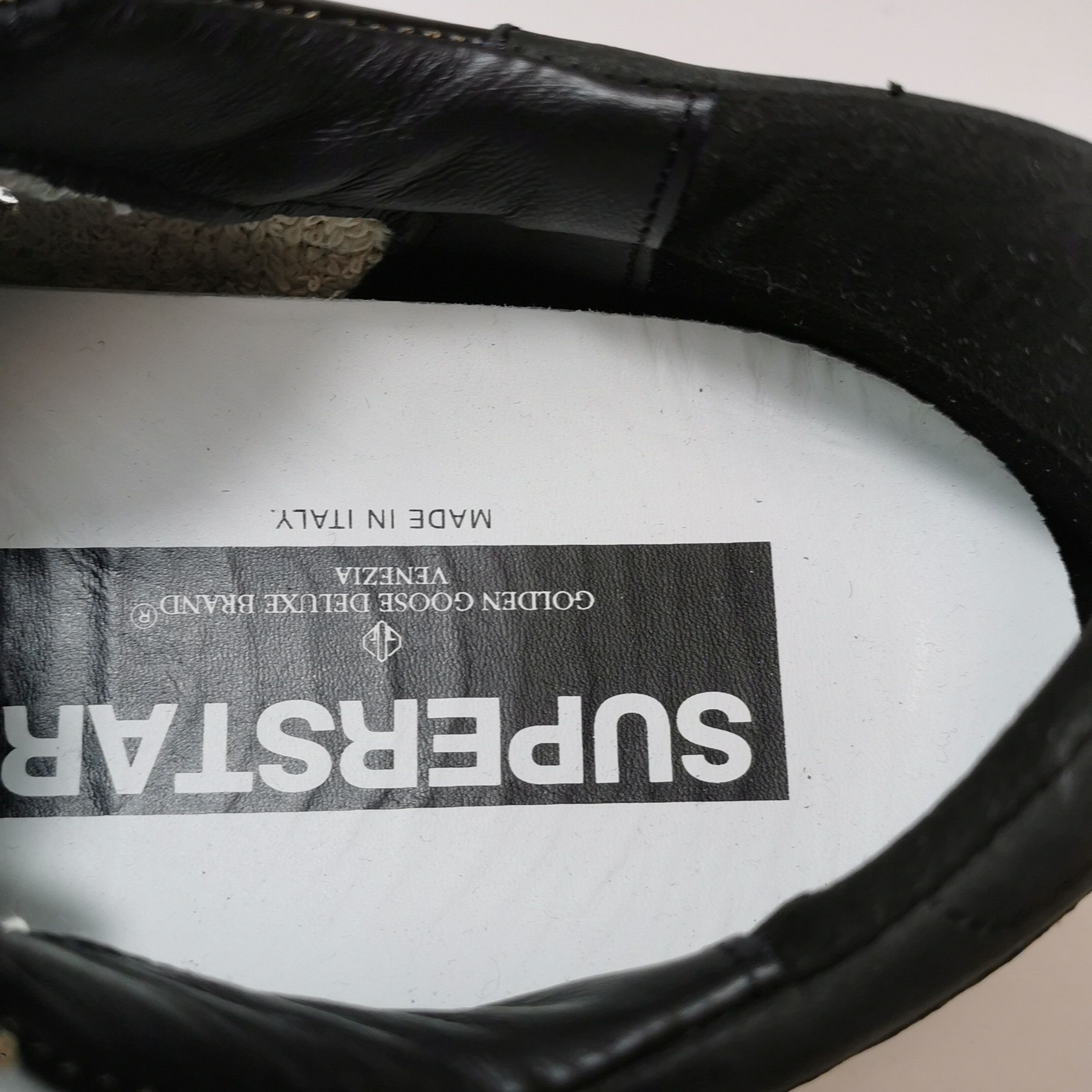 Golden Goose Golden Goose Black Super-Star Sneakers Size 40 Size US 7 / EU 40 - 8 Thumbnail